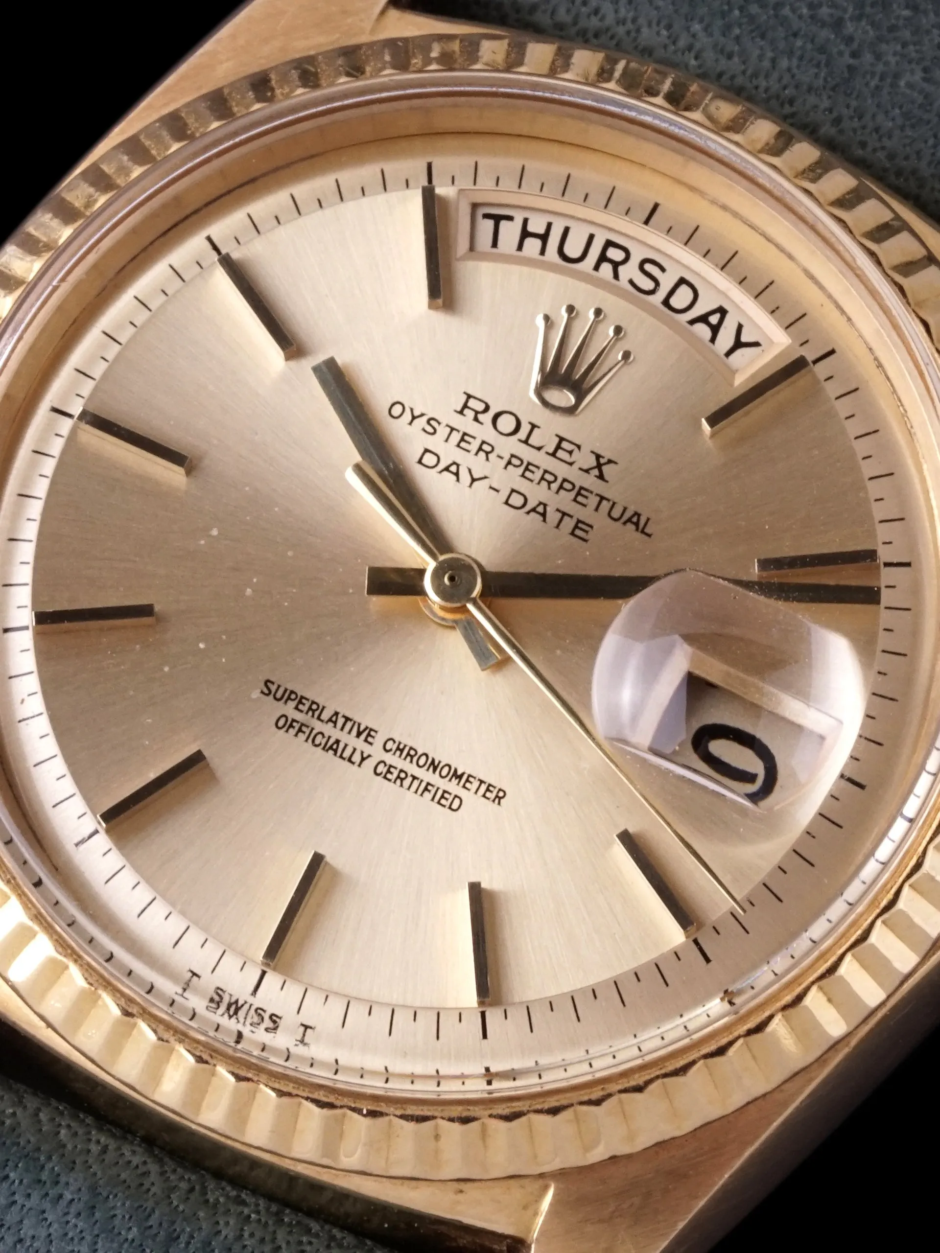 1967 Rolex Day-Date (Ref. 1803) 18K YG "Non-Luminous Dial"