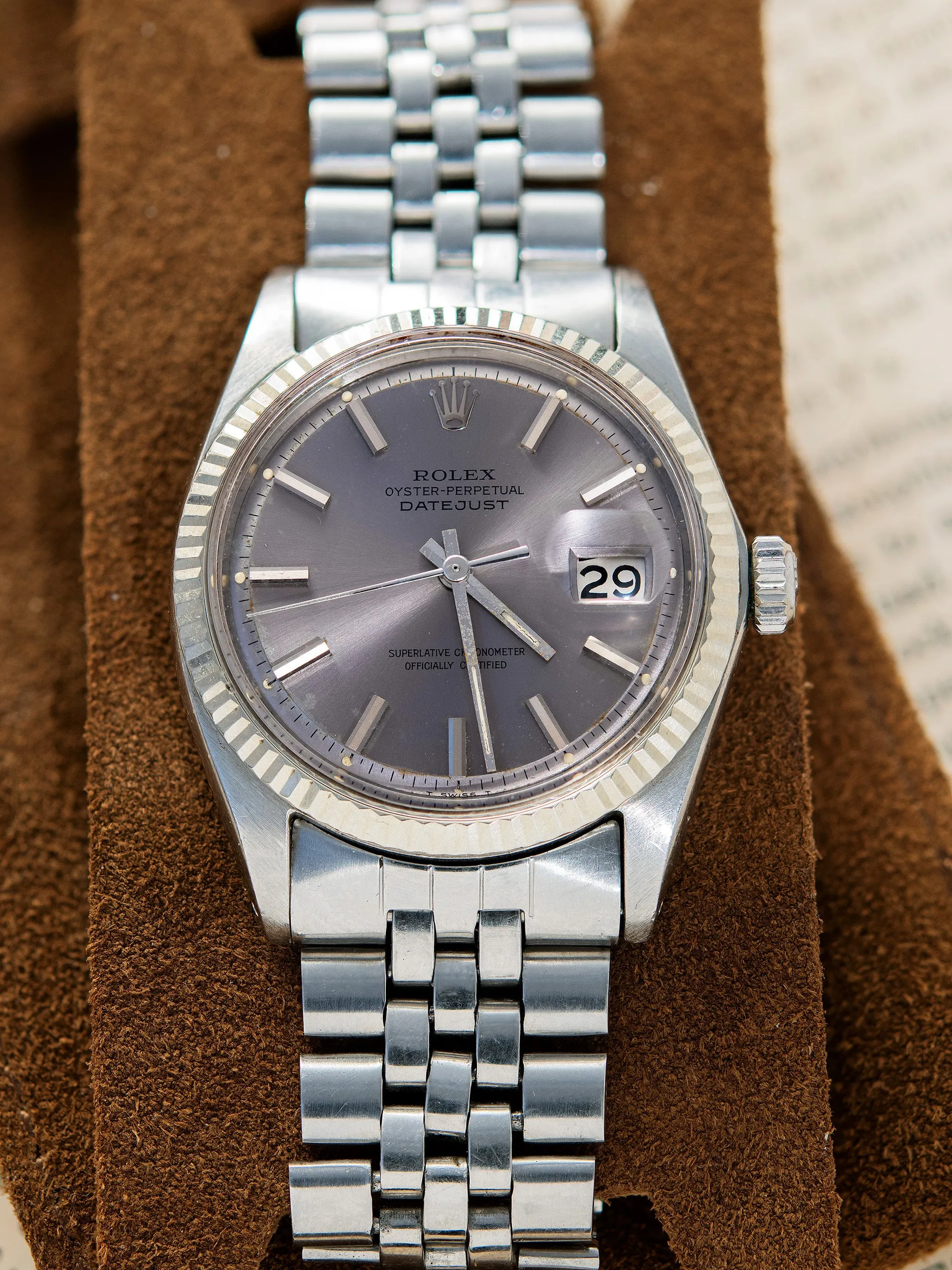 1968 Rolex Datejust (Ref. 1601) Lavender Dial