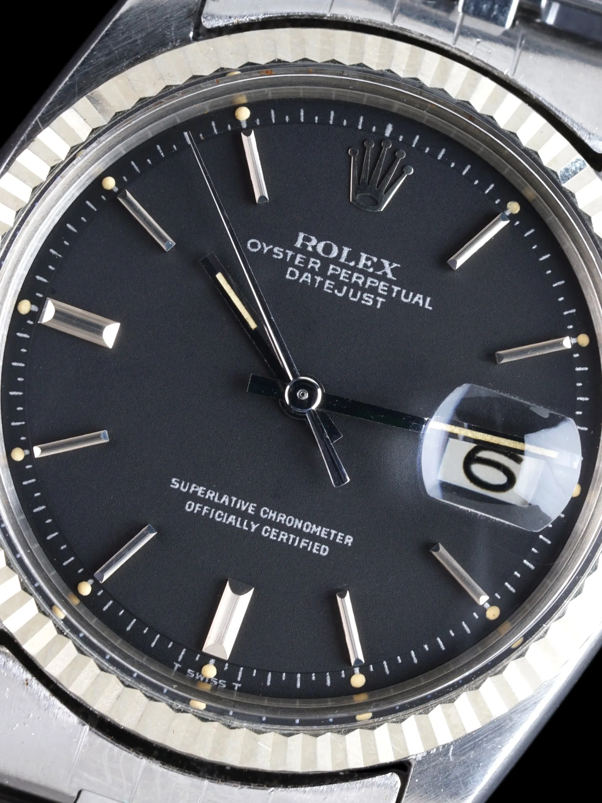 1968 Rolex Datejust (Ref. 1601) Matte Black Dial