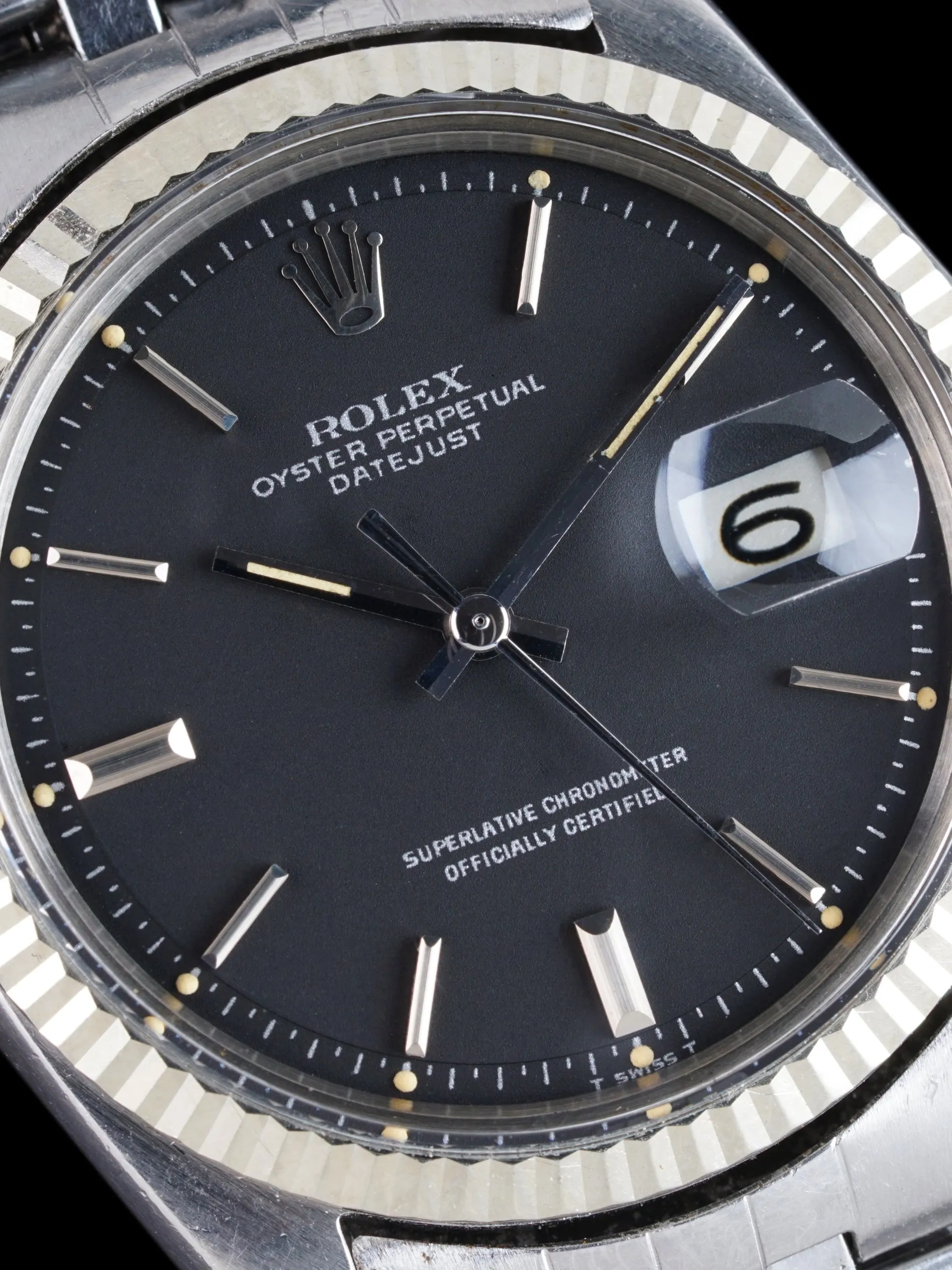 1968 Rolex Datejust (Ref. 1601) Matte Black Dial