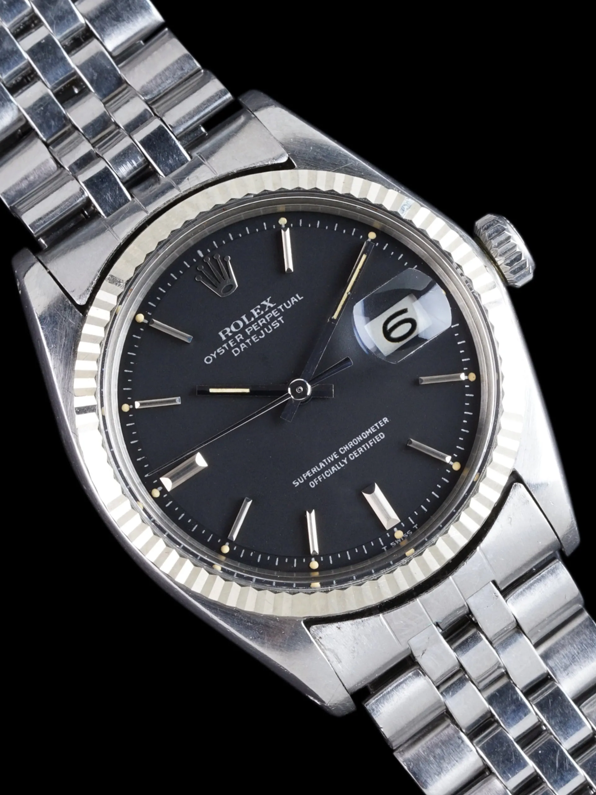 1968 Rolex Datejust (Ref. 1601) Matte Black Dial