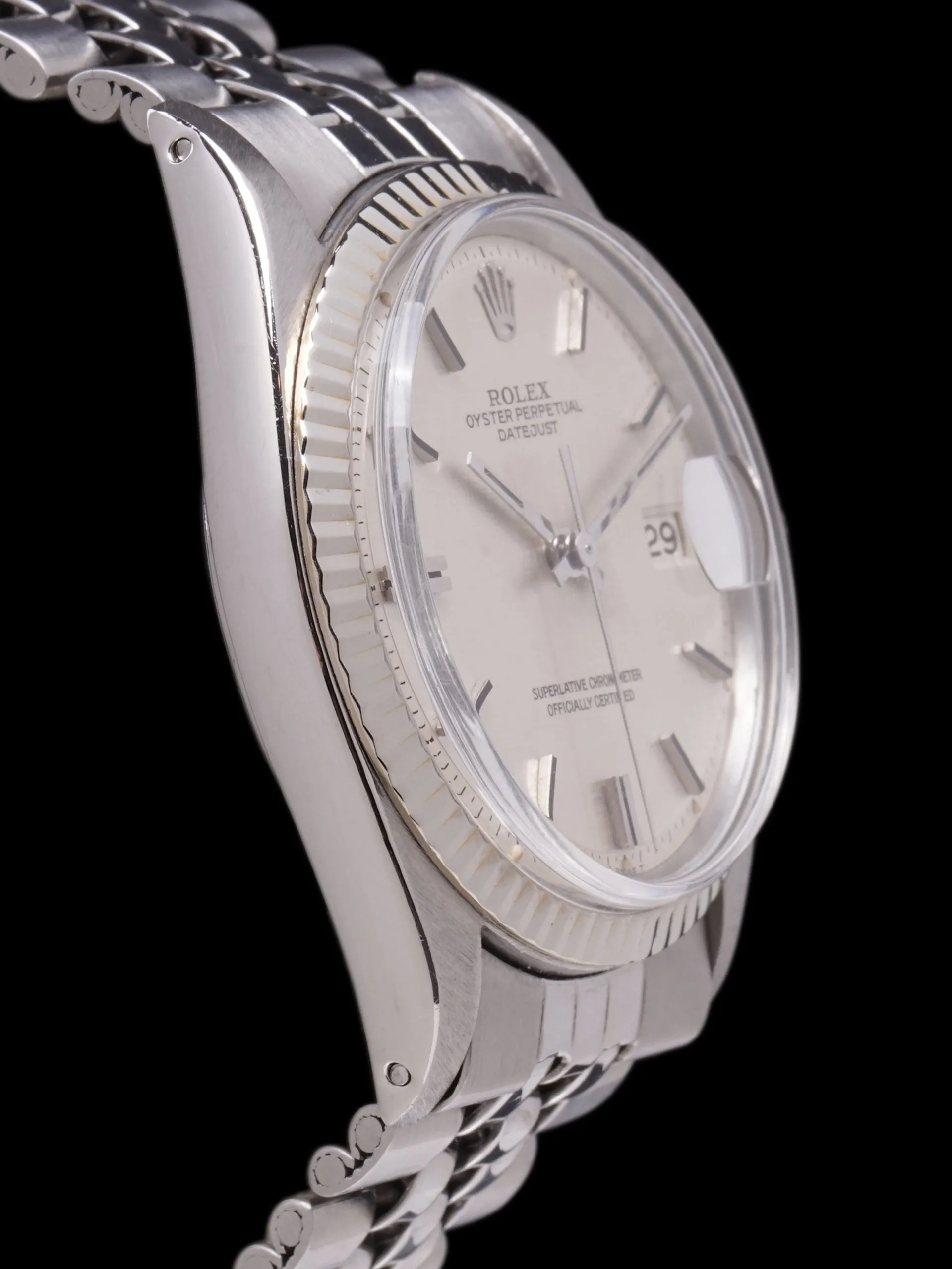 1968 Rolex Datejust (Ref. 1601) Silver  "Linen Dial”