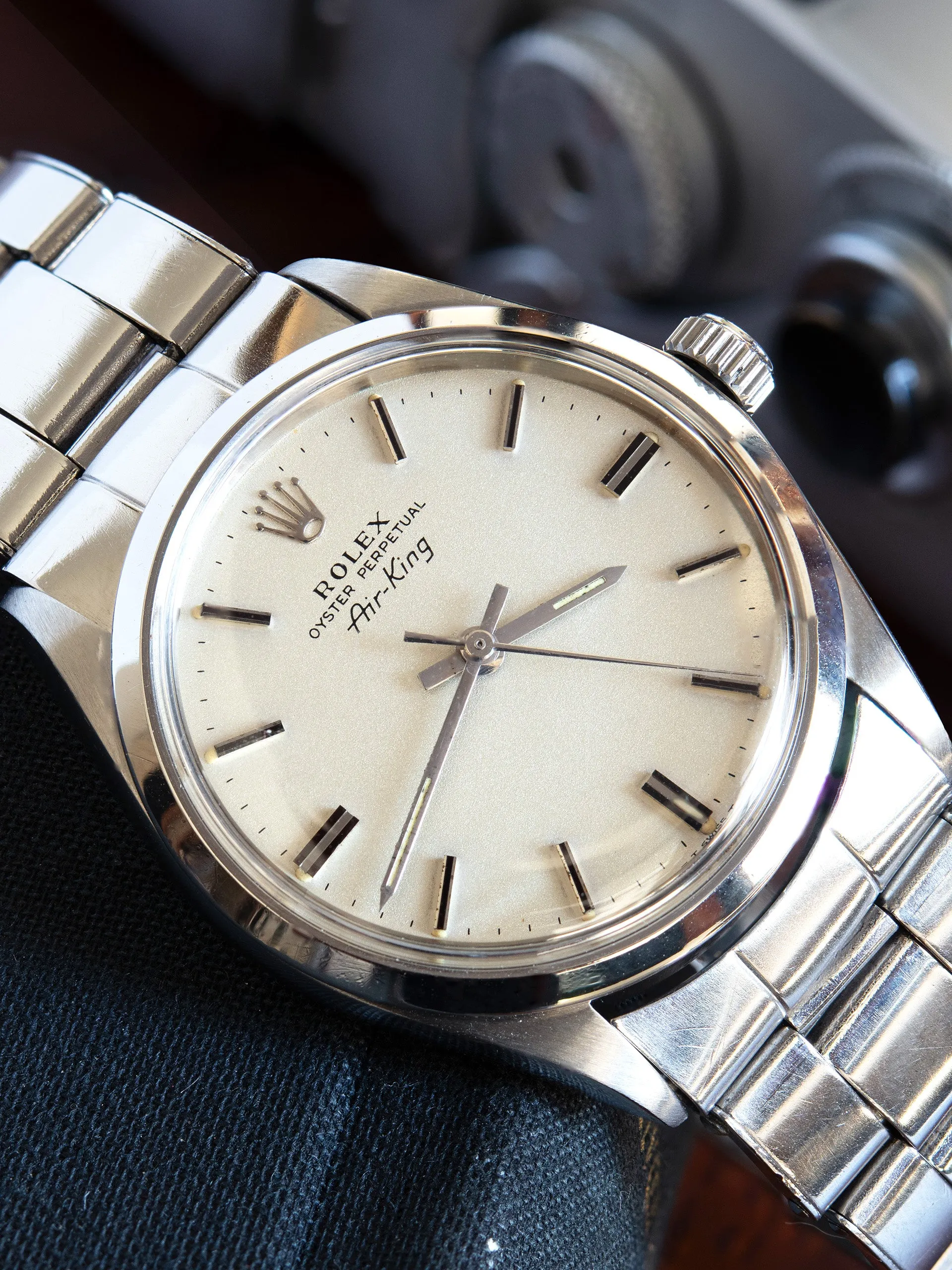 1969 Rolex Air-King (Ref. 5500) "Metallic Silver" Dial