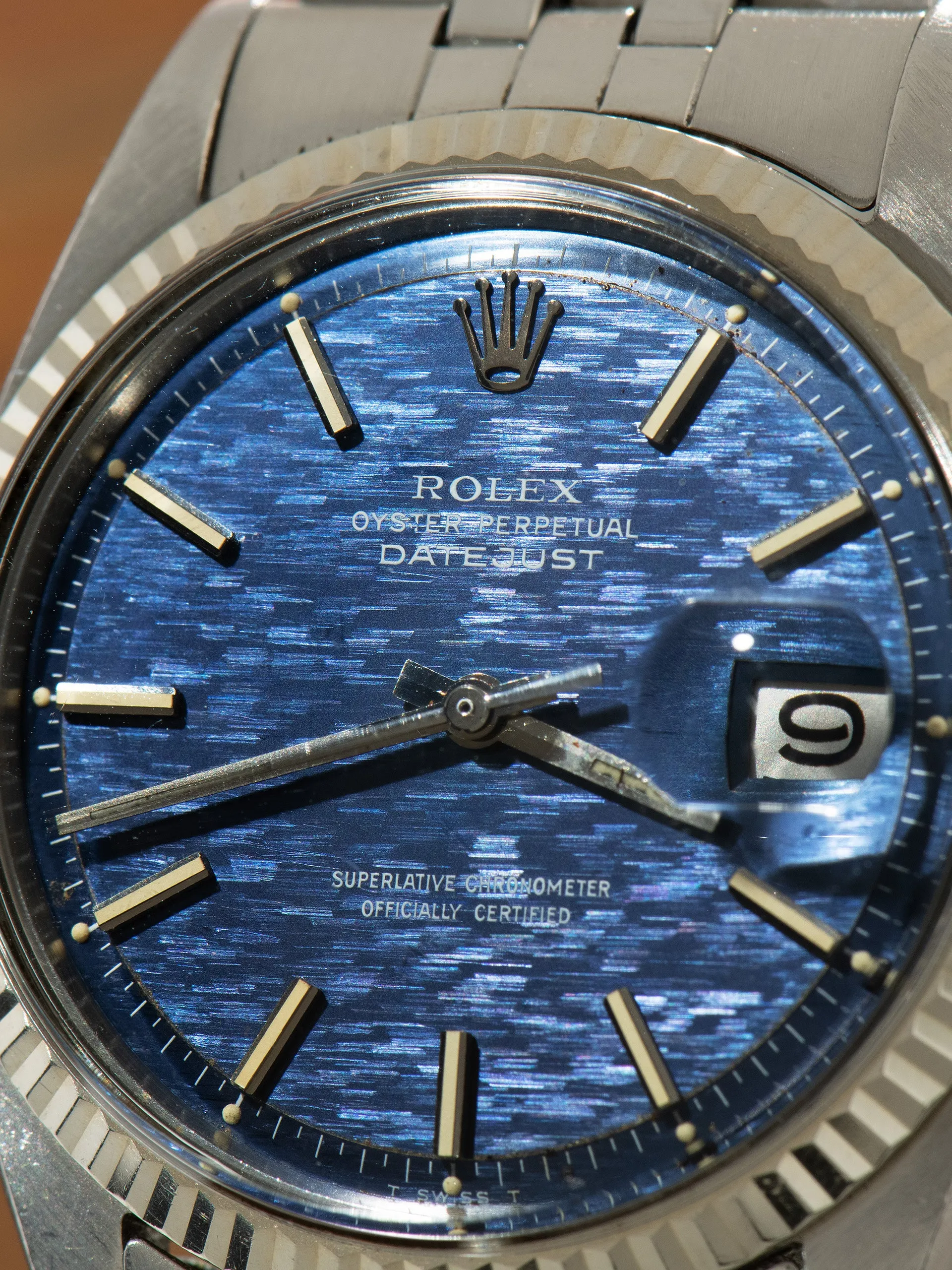 1970 Rolex Datejust (Ref. 1601) Blue Mosaic Dial