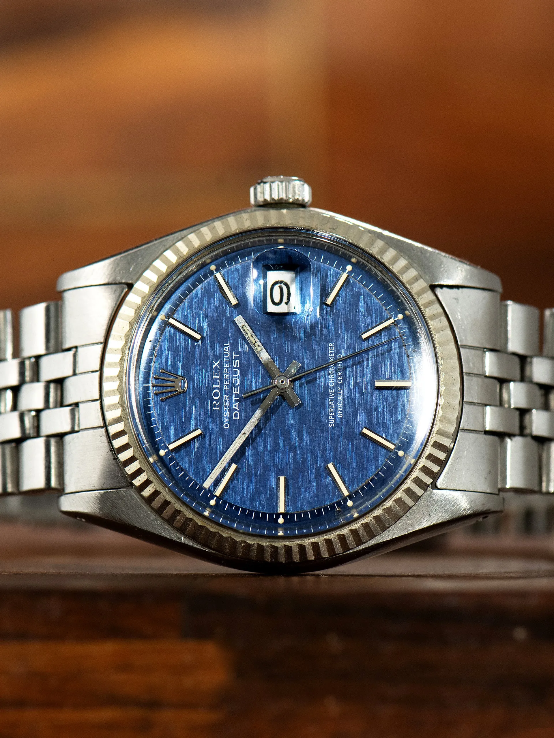 1970 Rolex Datejust (Ref. 1601) Blue Mosaic Dial