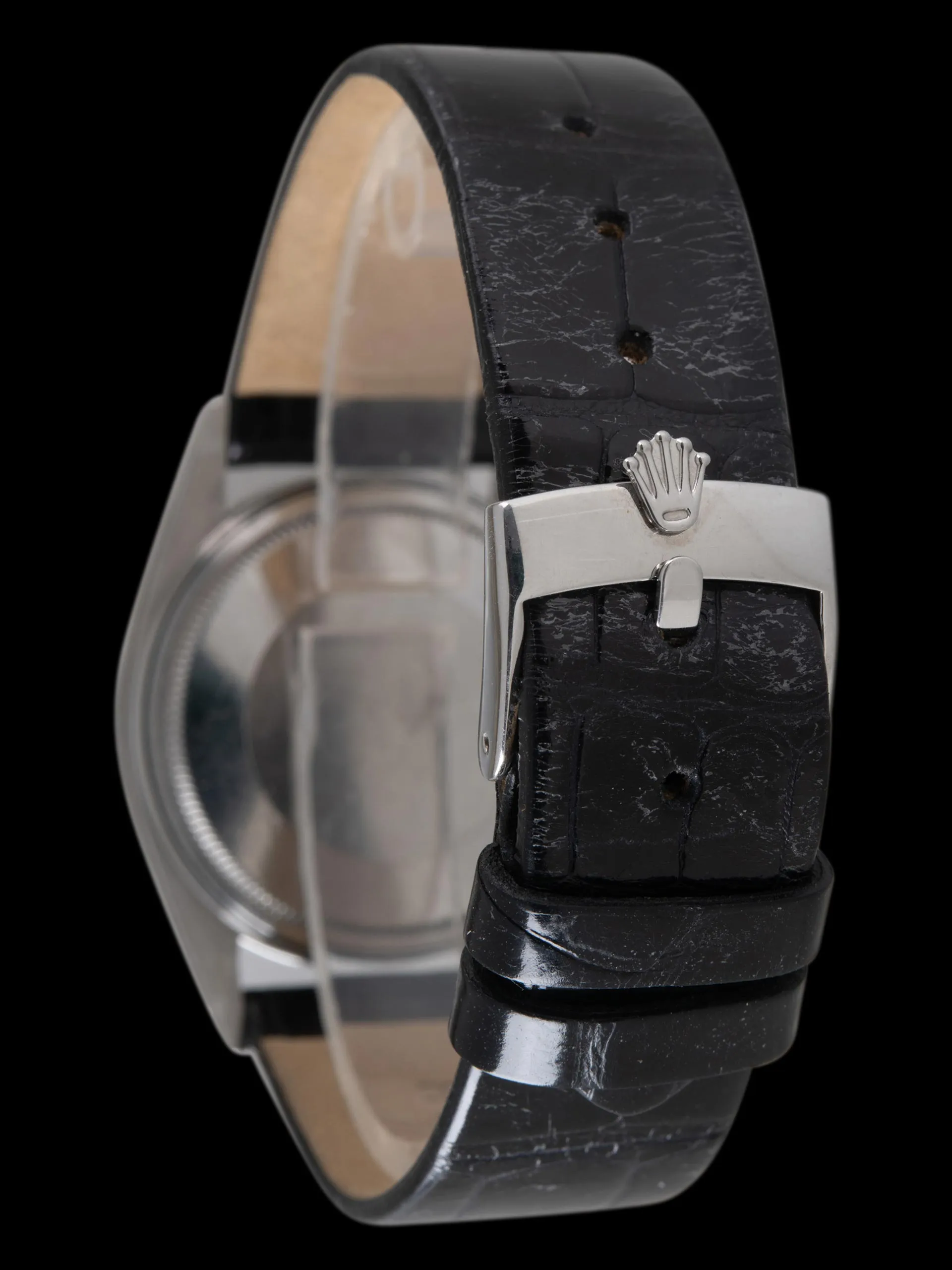 1971 Rolex Datejust (Ref. 1600) Glossy Black Dial W/ Silver Print