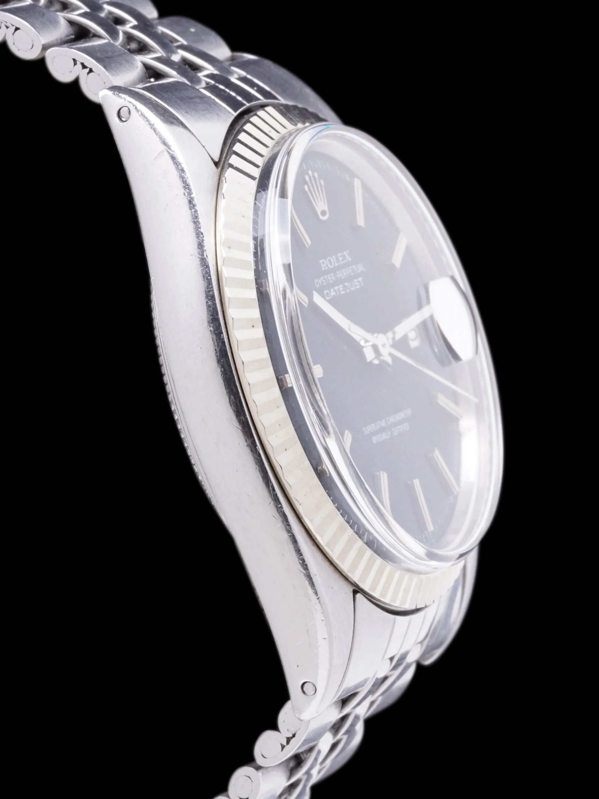 1971 Rolex Datejust (Ref. 1601) Non-Luminous Black "Confetti Dial"