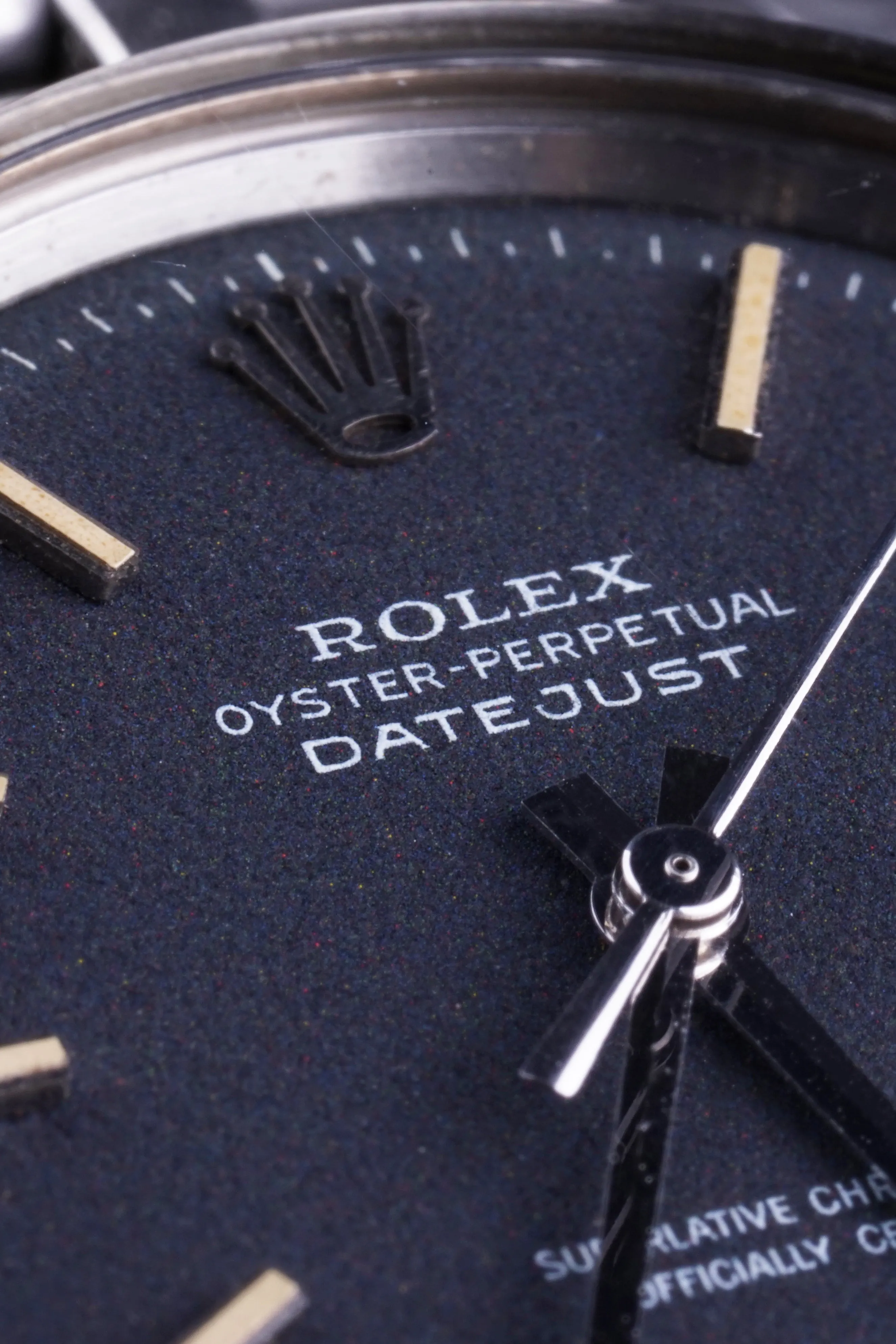1971 Rolex Datejust (Ref. 1601) Non-Luminous Black "Confetti Dial"