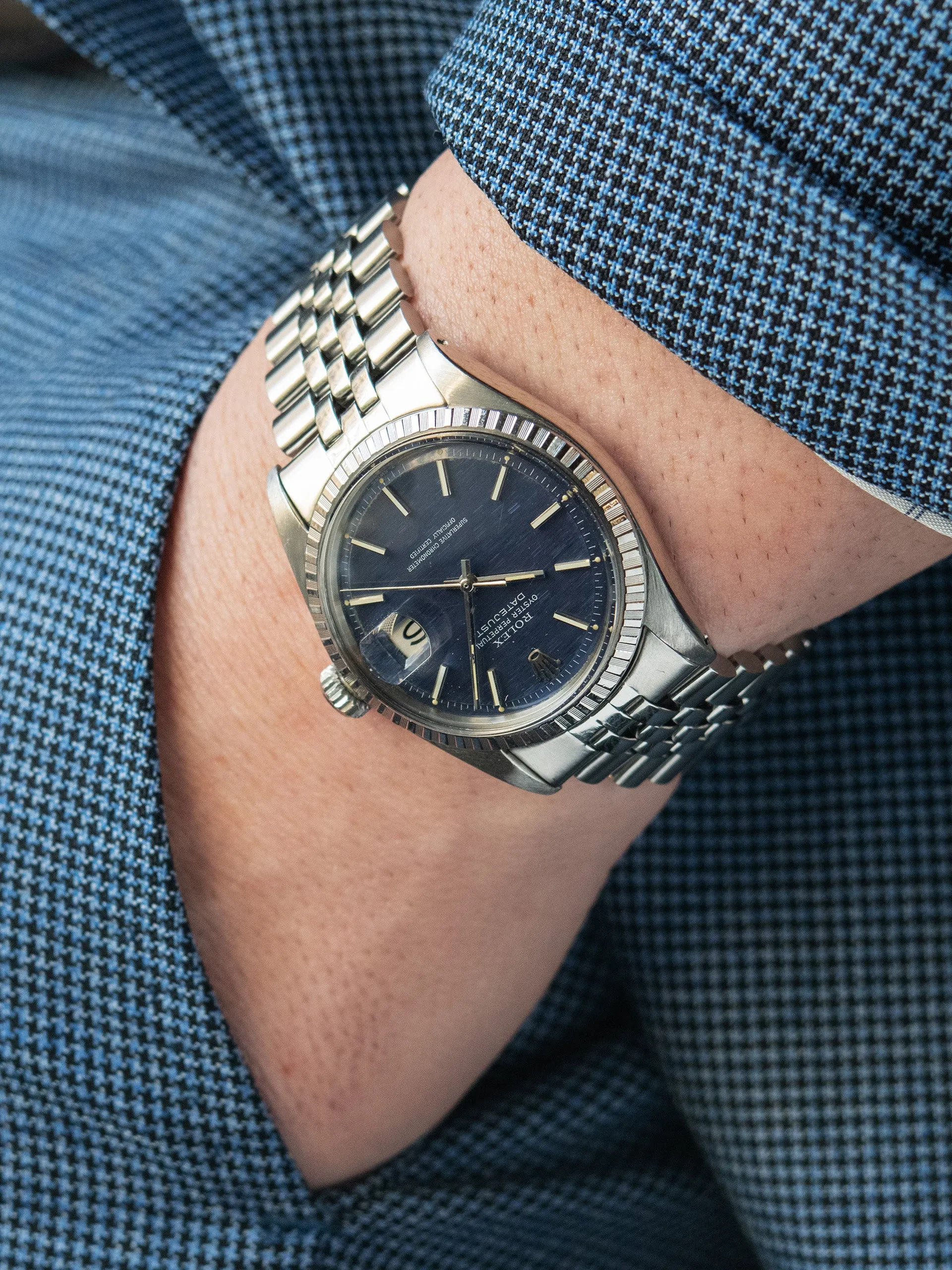 1971 Rolex Datejust (Ref. 1603) Blue Mosaic Dial