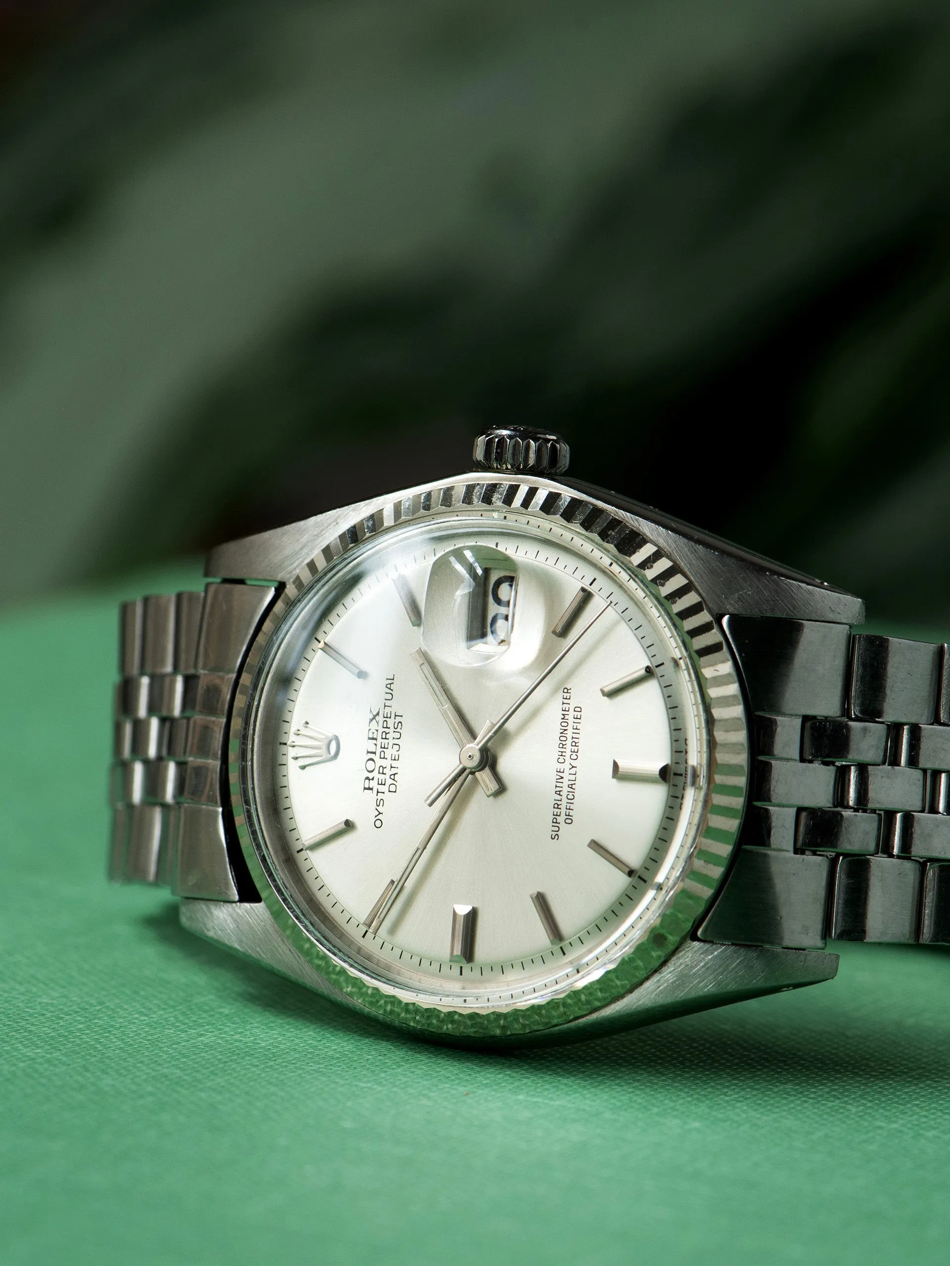 1974 Rolex Datejust (Ref. 1601) Non-Luminous Silver "Sigma" Dial