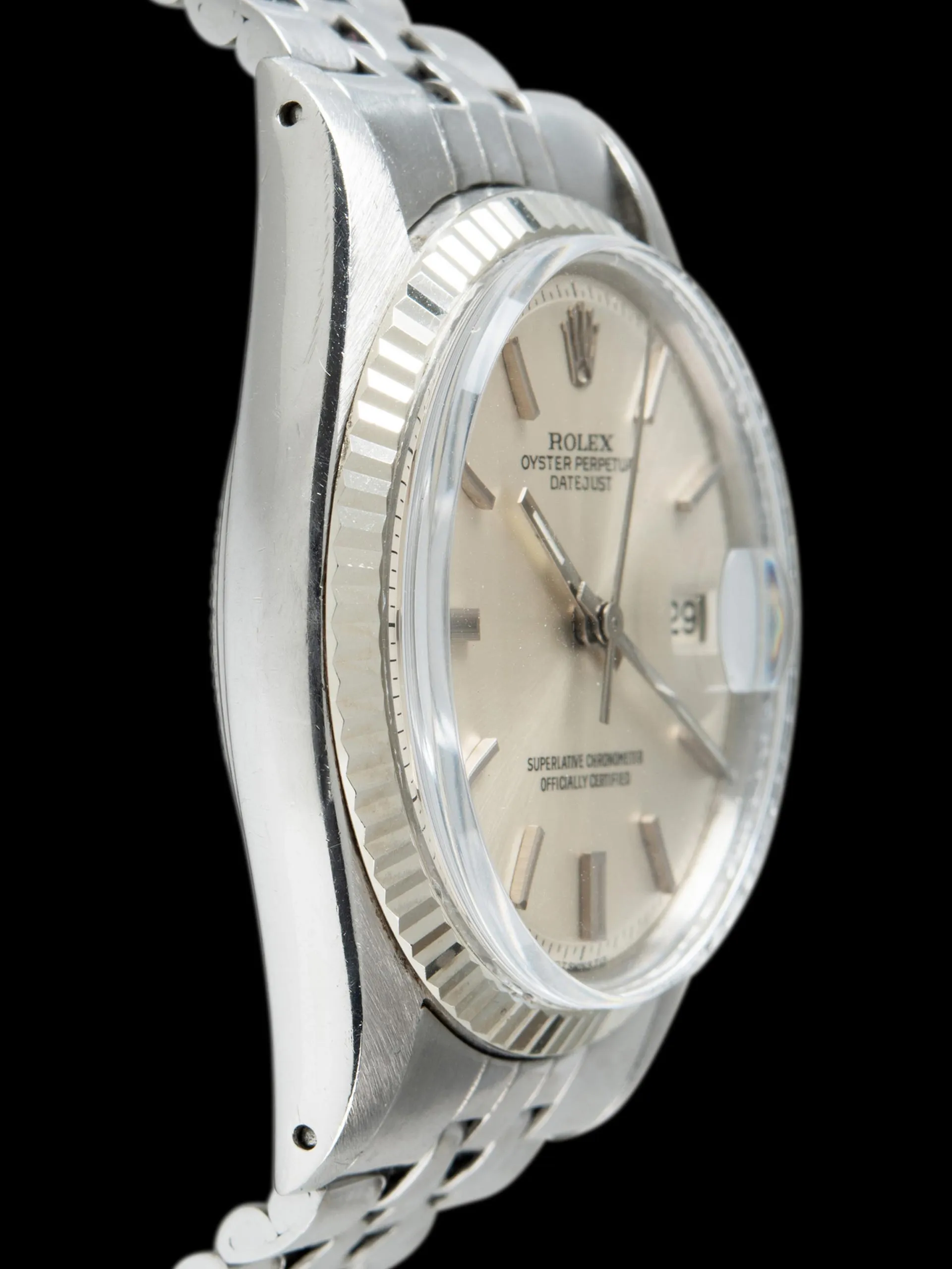 1974 Rolex Datejust (Ref. 1601) Non-Luminous Silver "Sigma" Dial