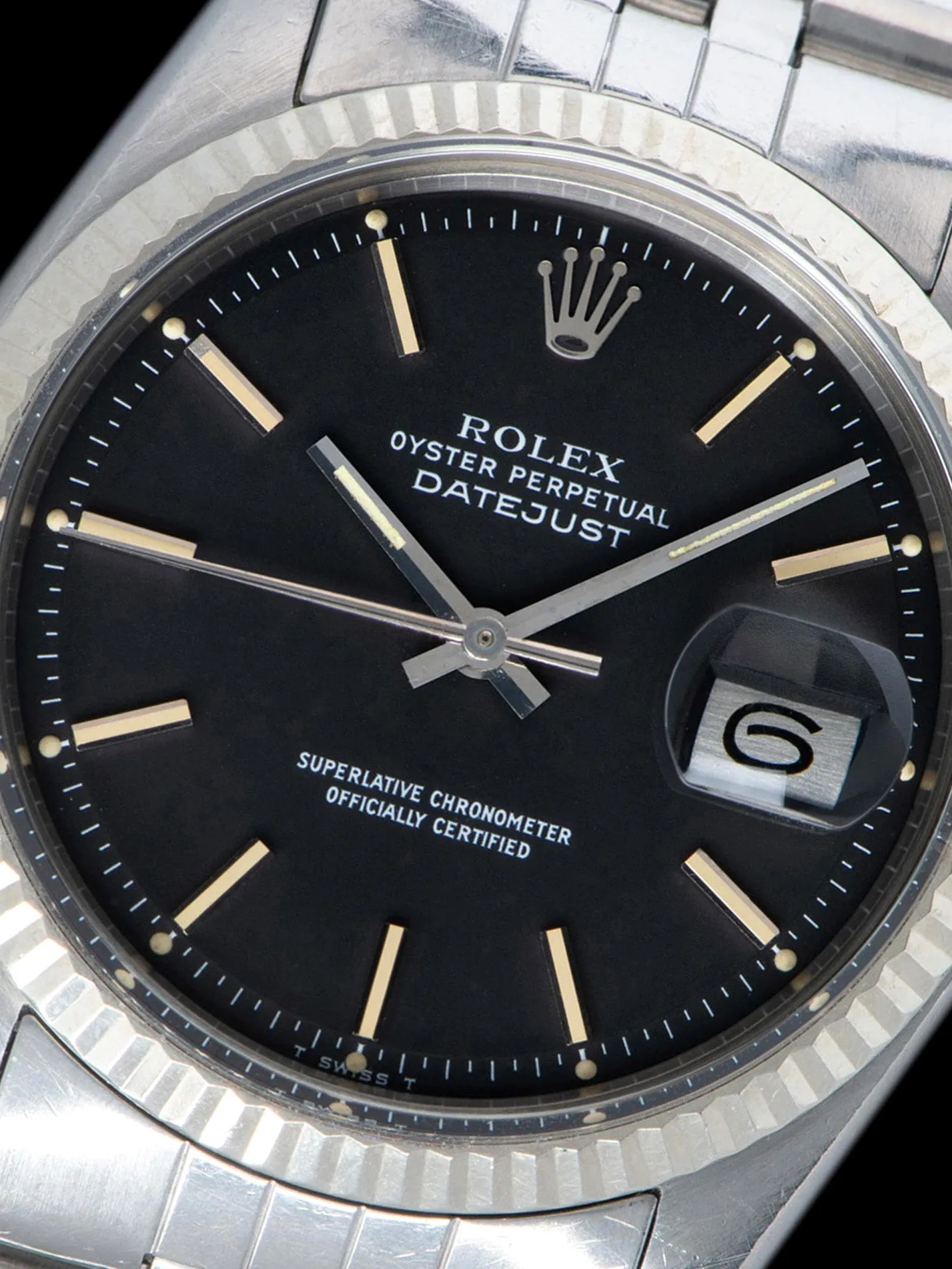 1975 Rolex Datejust (Ref. 1601) Matte Black Dial