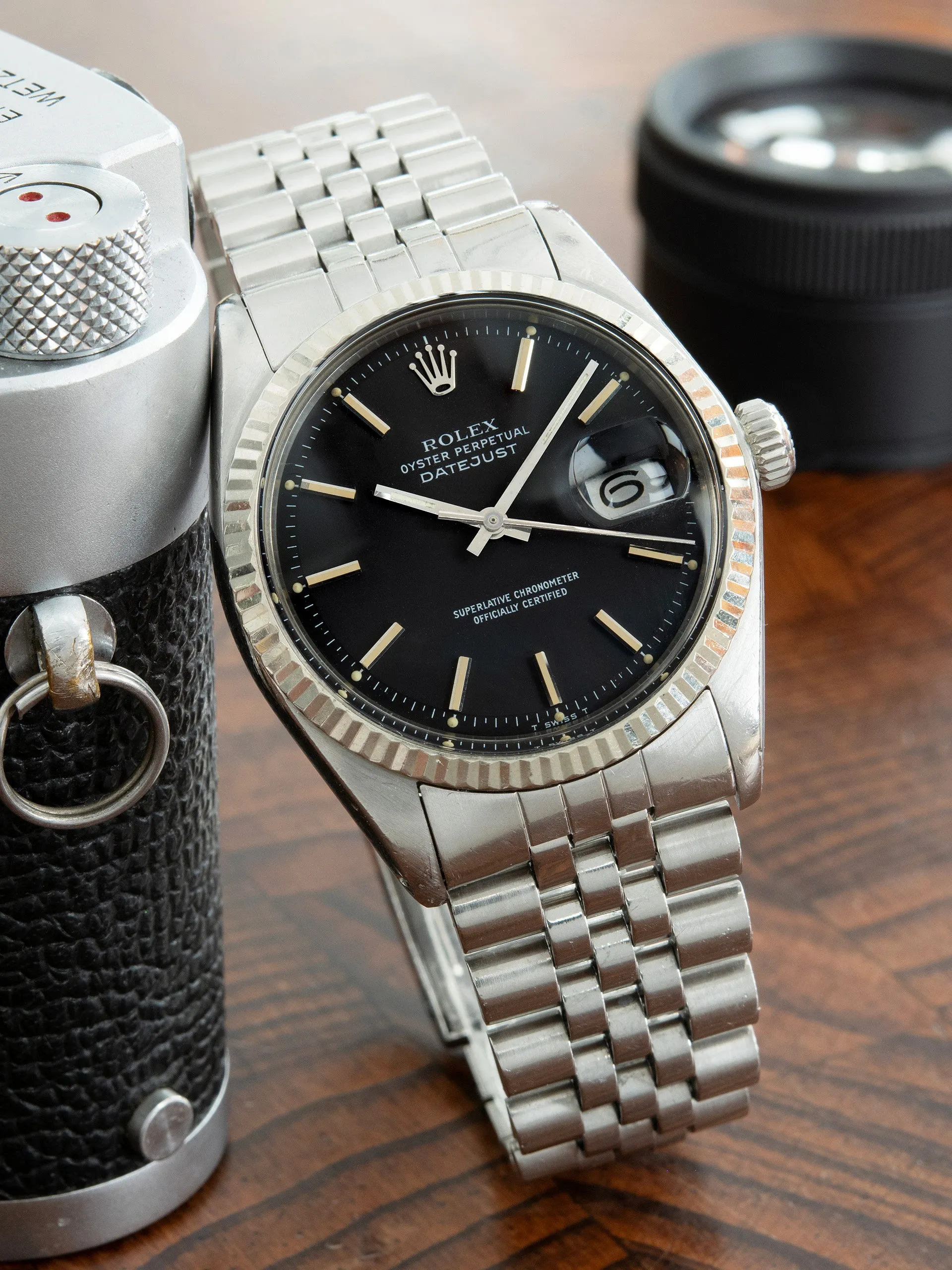 1975 Rolex Datejust (Ref. 1601) Matte Black Dial