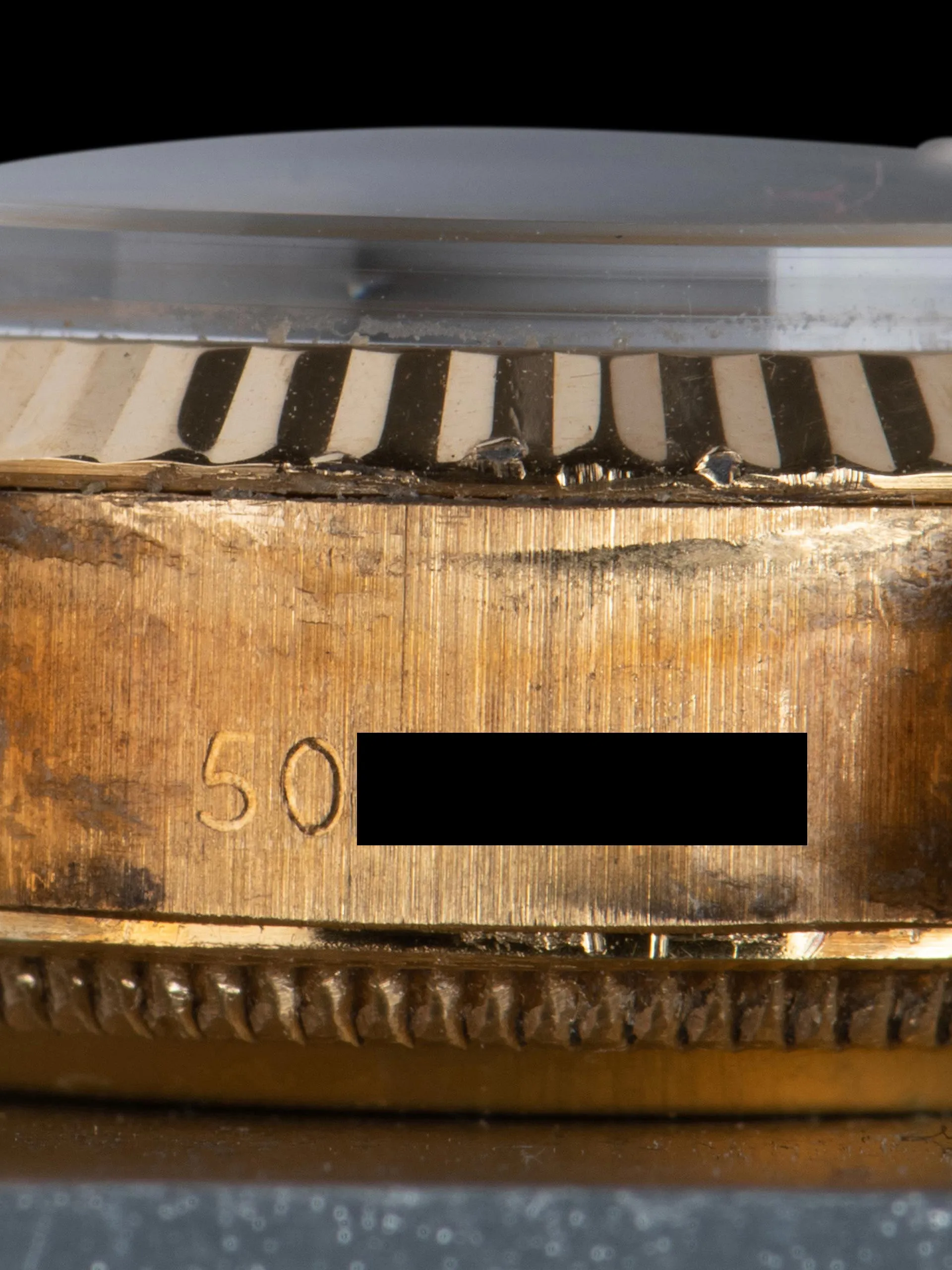 1977 Rolex Ladies Datejust 18K YG (Ref. 6917) Tiger Eye Stone Dial