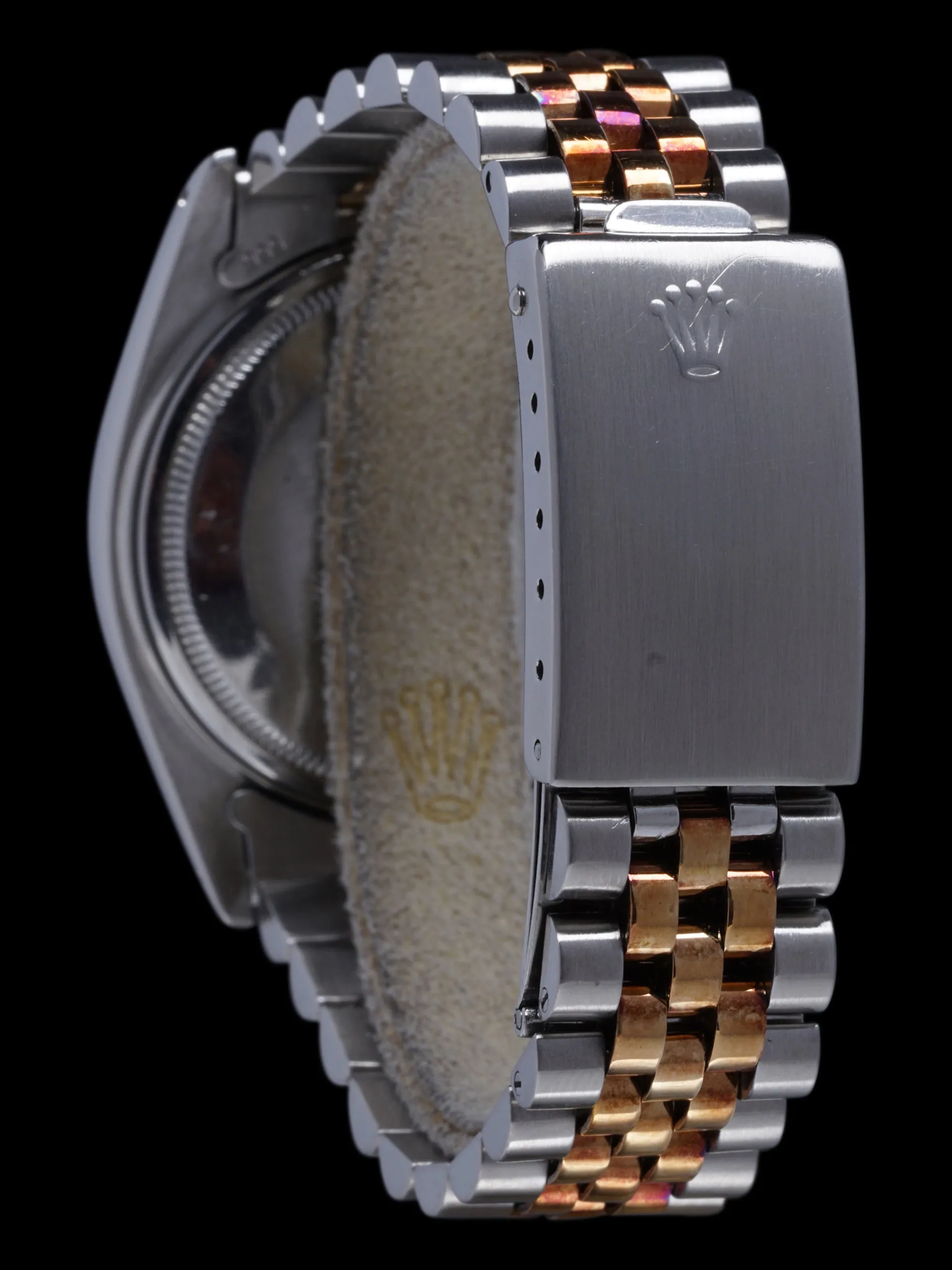 1979 Rolex Two-Tone Datejust (Ref. 16013) "Champagne Dial"  W/ Rosy Patina On Bezel & Bracelet