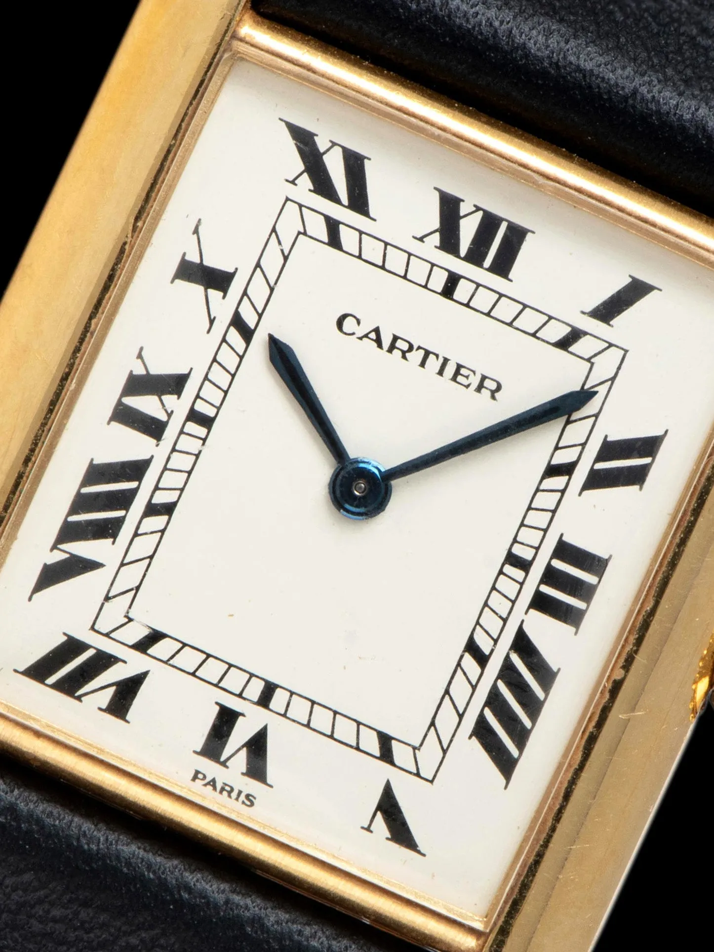 1980s Cartier Paris Tank LC (Ref. 96019) 18K YG "Extra Plate"