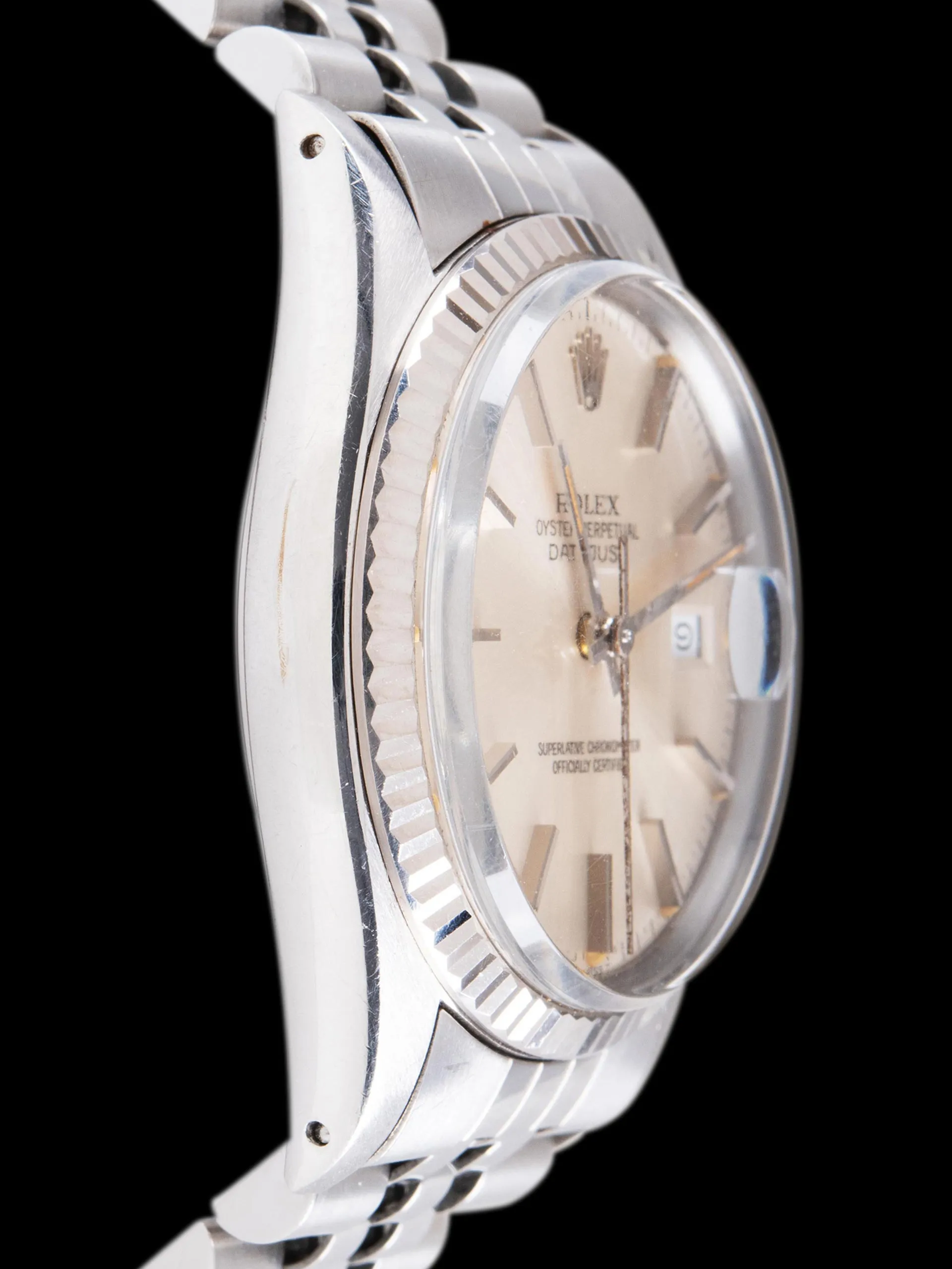 1984 Rolex Datejust (Ref. 16014) Silver Dial W/ Vivid Patina