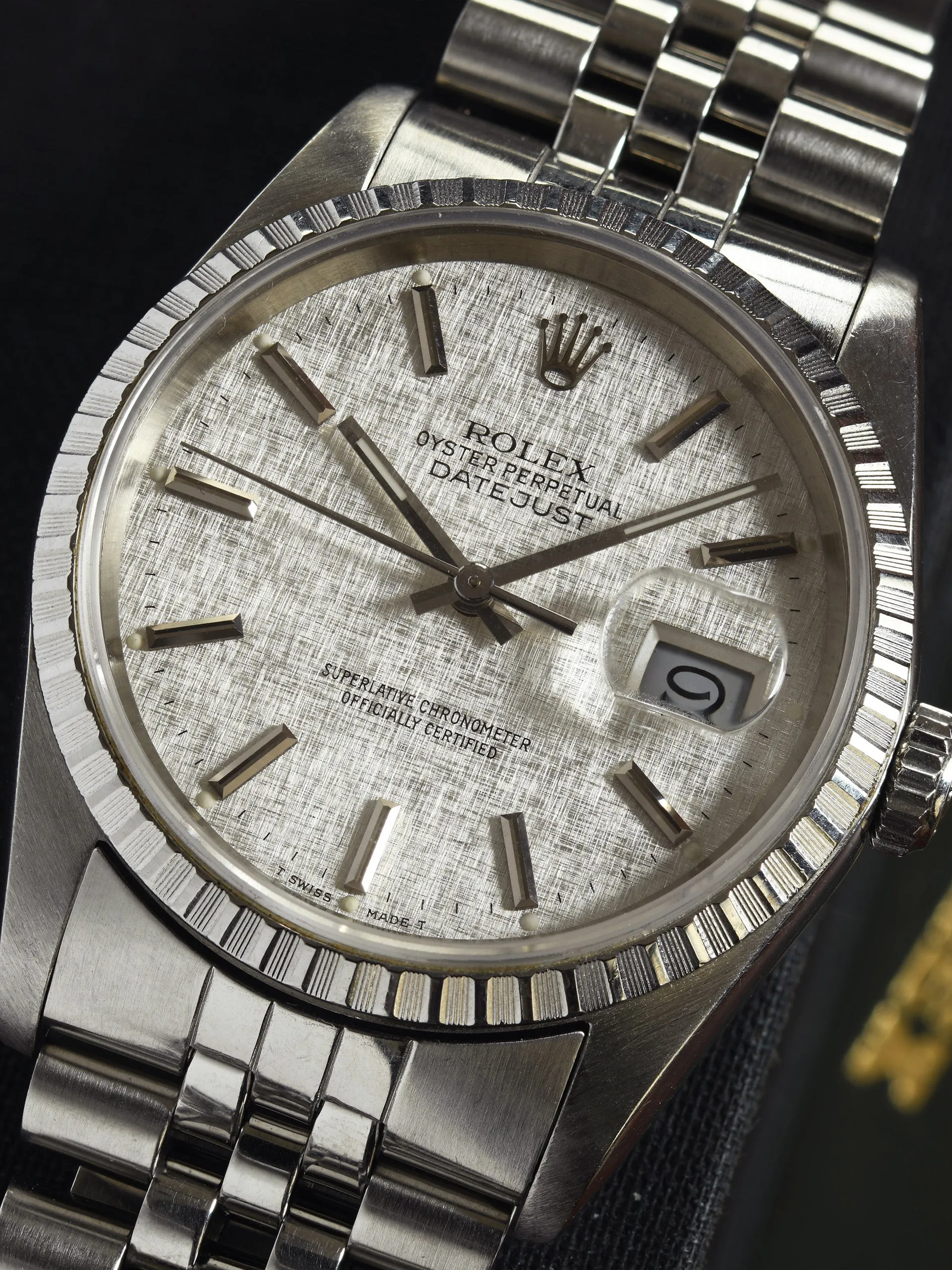 1988 Rolex Datejust (Ref. 16220) Silver Linen Dial