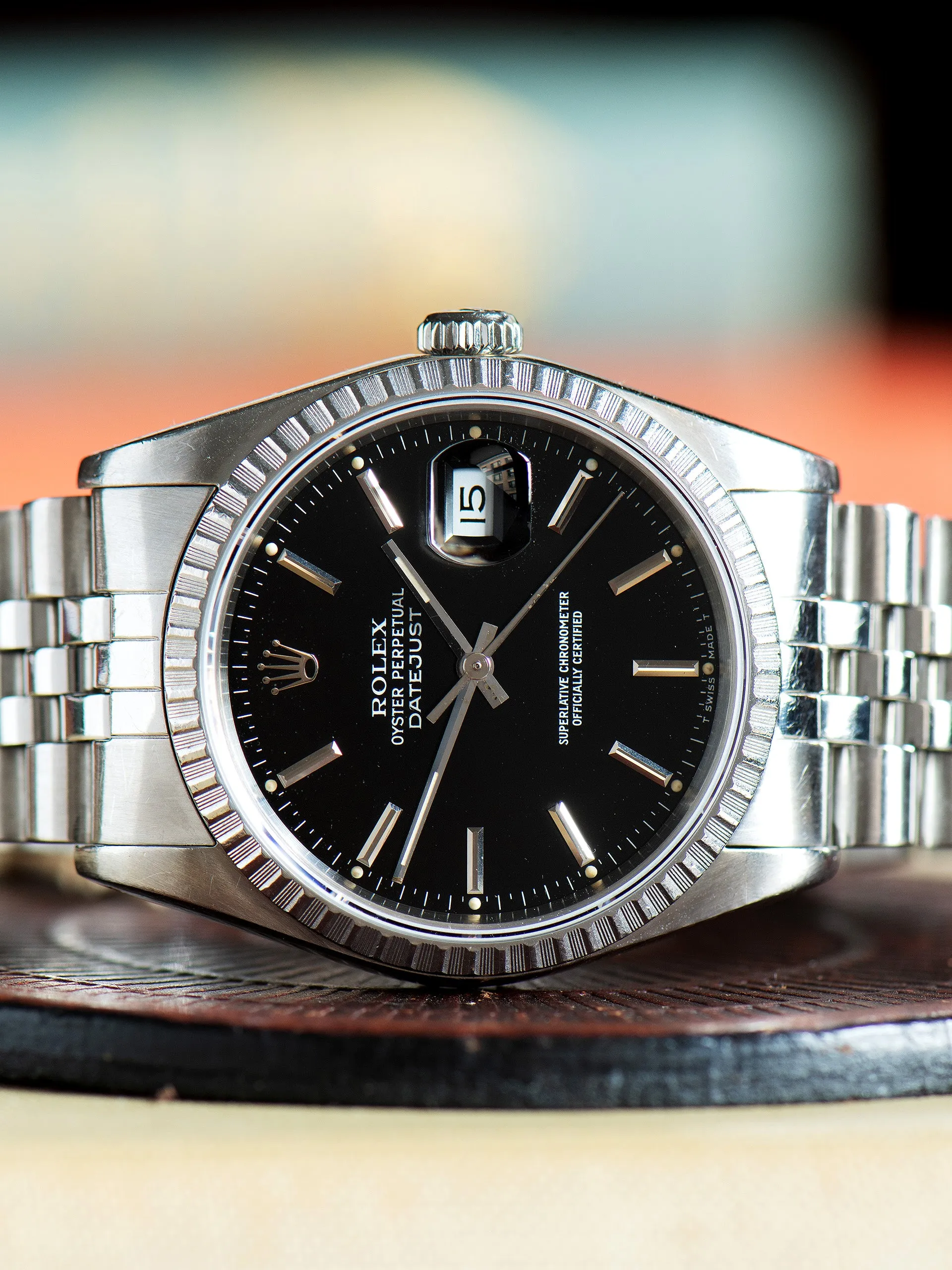 1989 Rolex Datejust (Ref. 16220) Black Dial