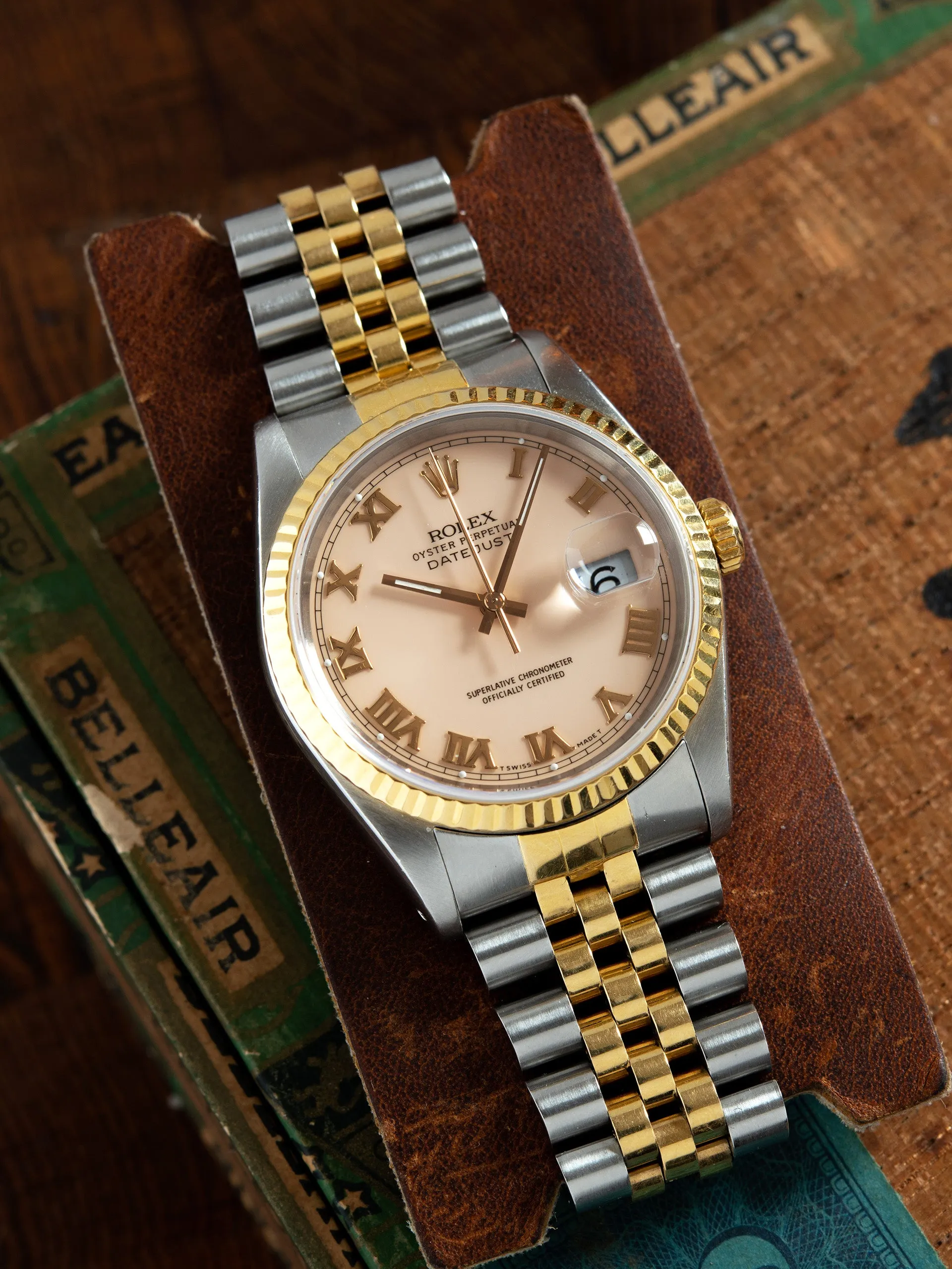 1989 Rolex Two-Tone Datejust (Ref. 16233) "Peaches & Cream" Roman Numeral Dial