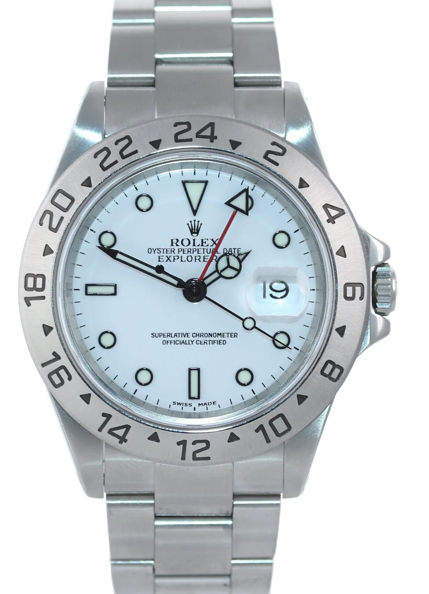 2001 MINT PAPERS Rolex Explorer II White 16570 40mm Polar GMT Watch Box