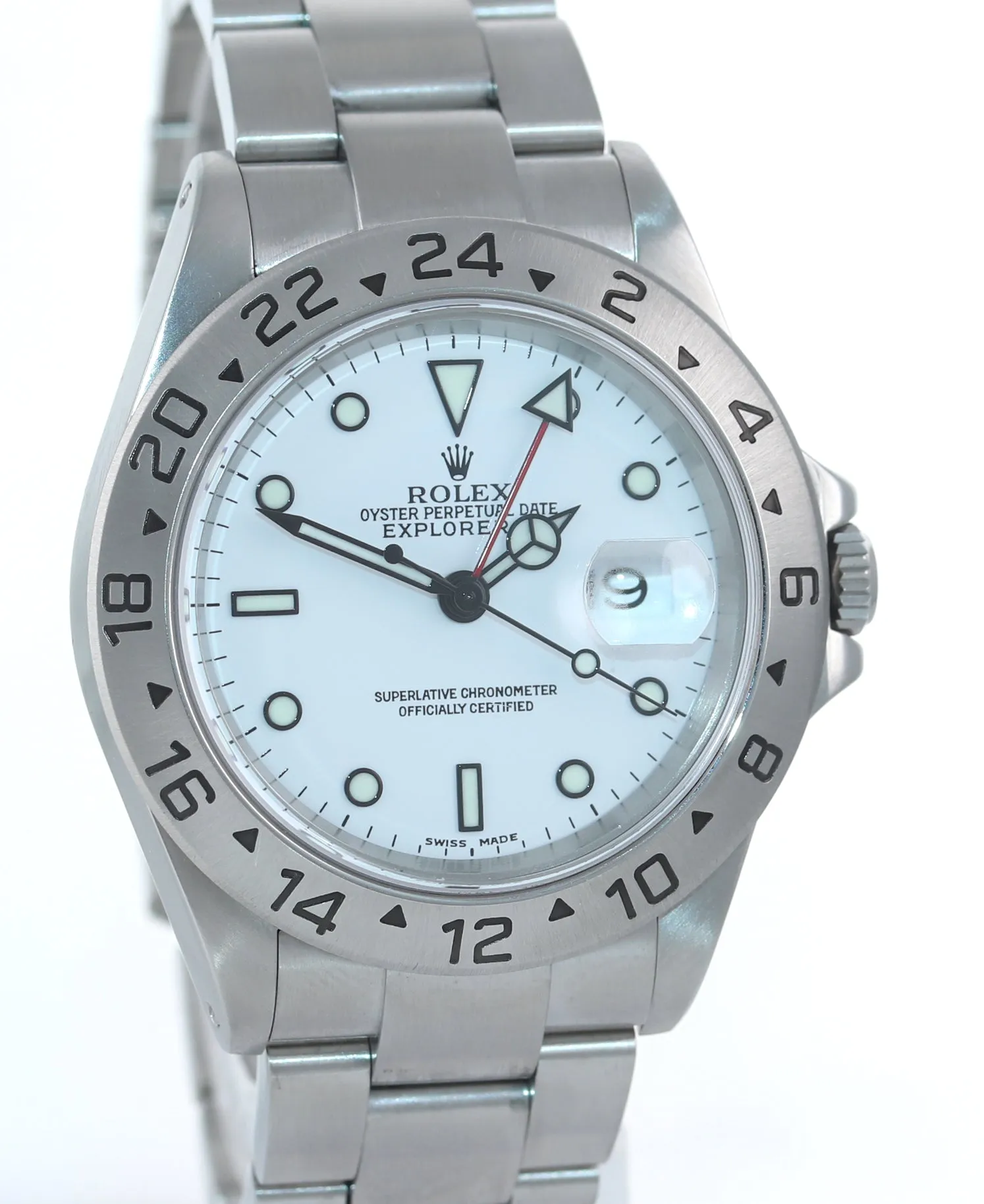 2001 MINT PAPERS Rolex Explorer II White 16570 40mm Polar GMT Watch Box