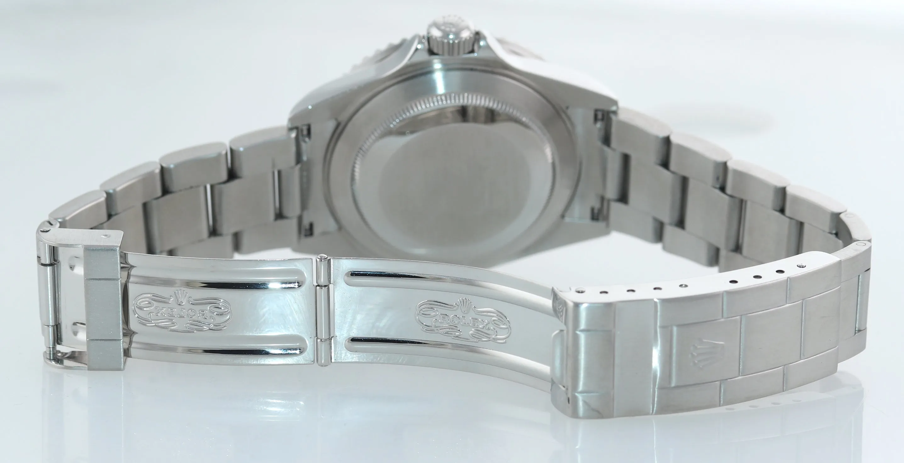 2008 Rolex 16610LV Rolex Green Submariner Kermit Watch Box Engraved Rehaut