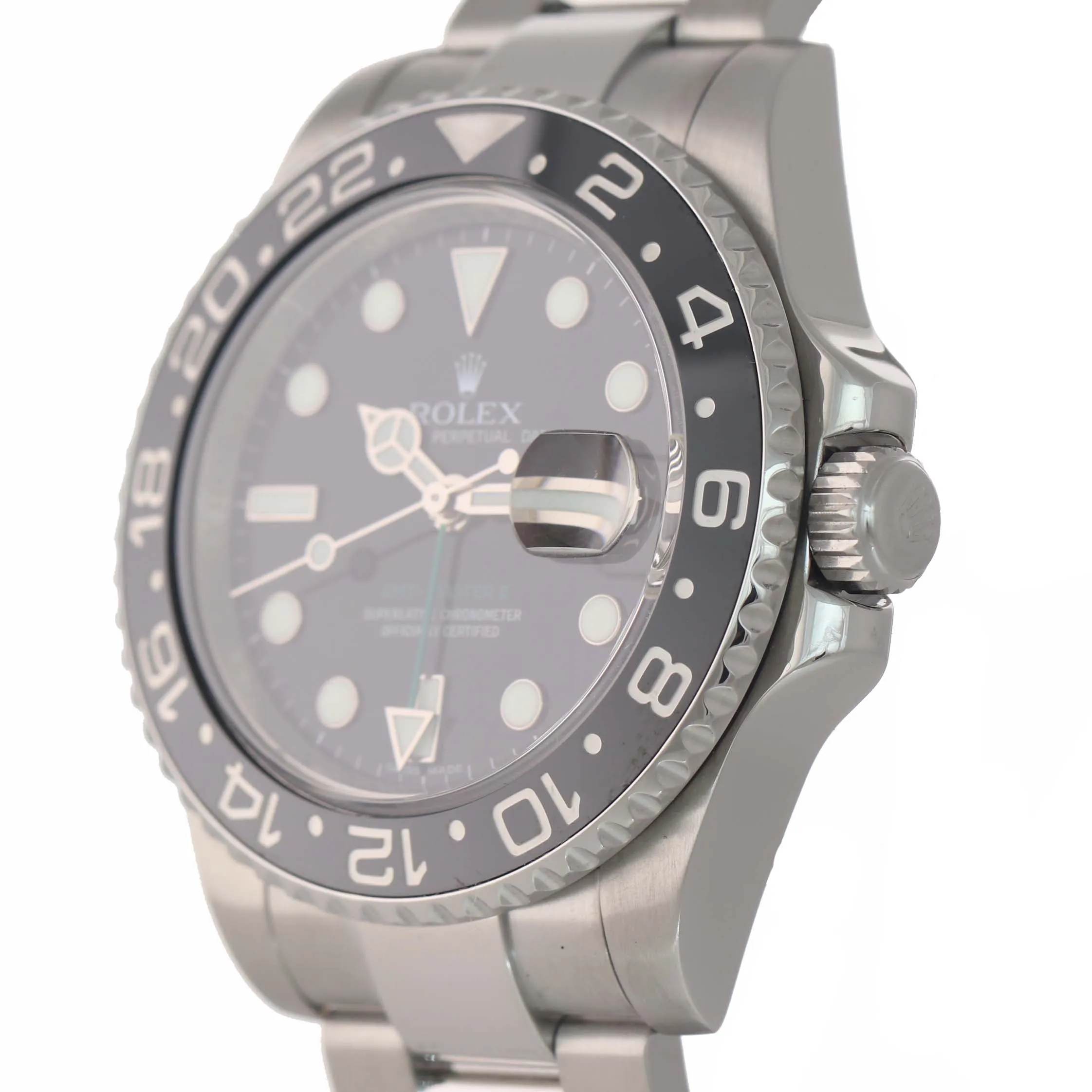 2008 Warranty Papers Rolex GMT Master II 116710 Steel Black Ceramic Watch Box
