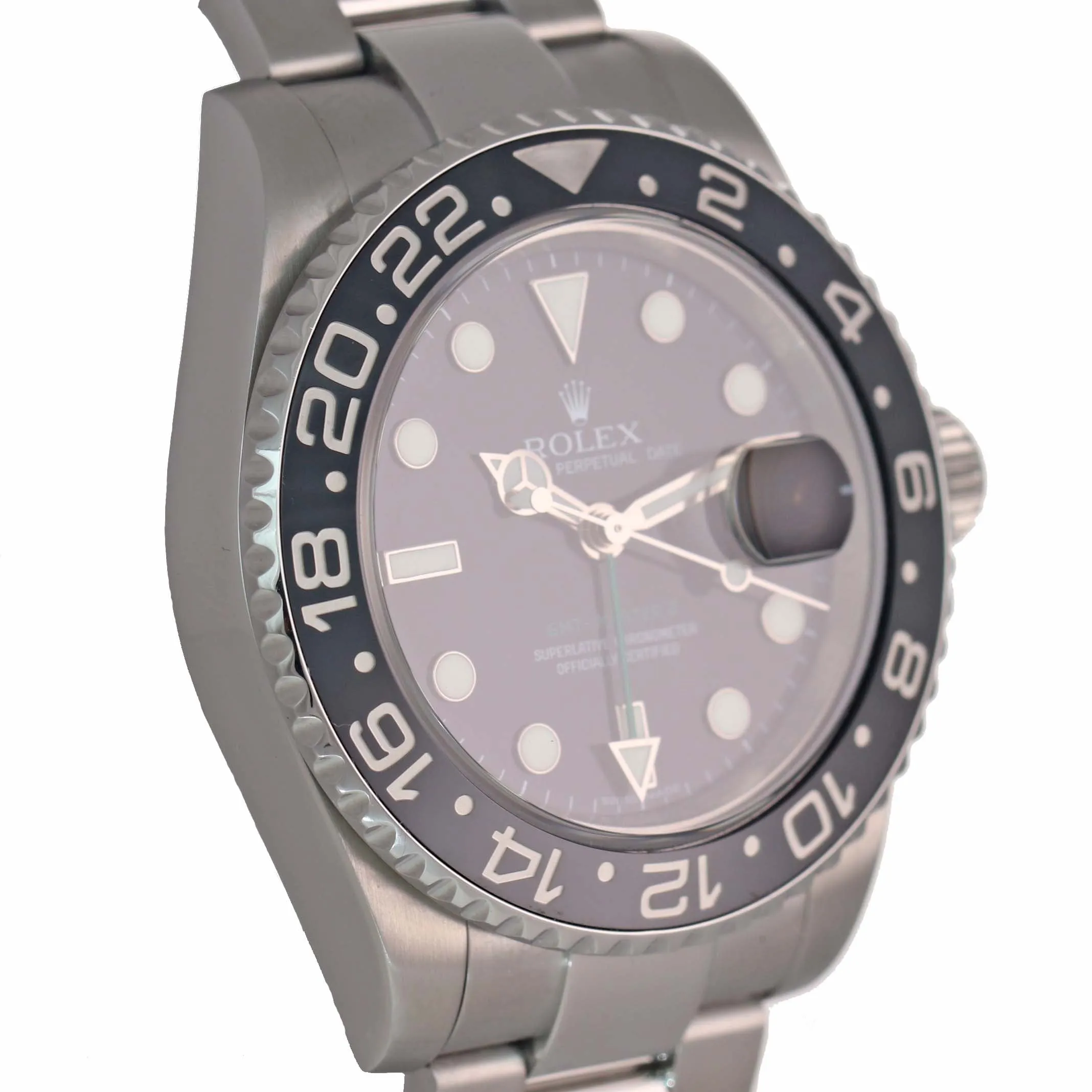 2008 Warranty Papers Rolex GMT Master II 116710 Steel Black Ceramic Watch Box