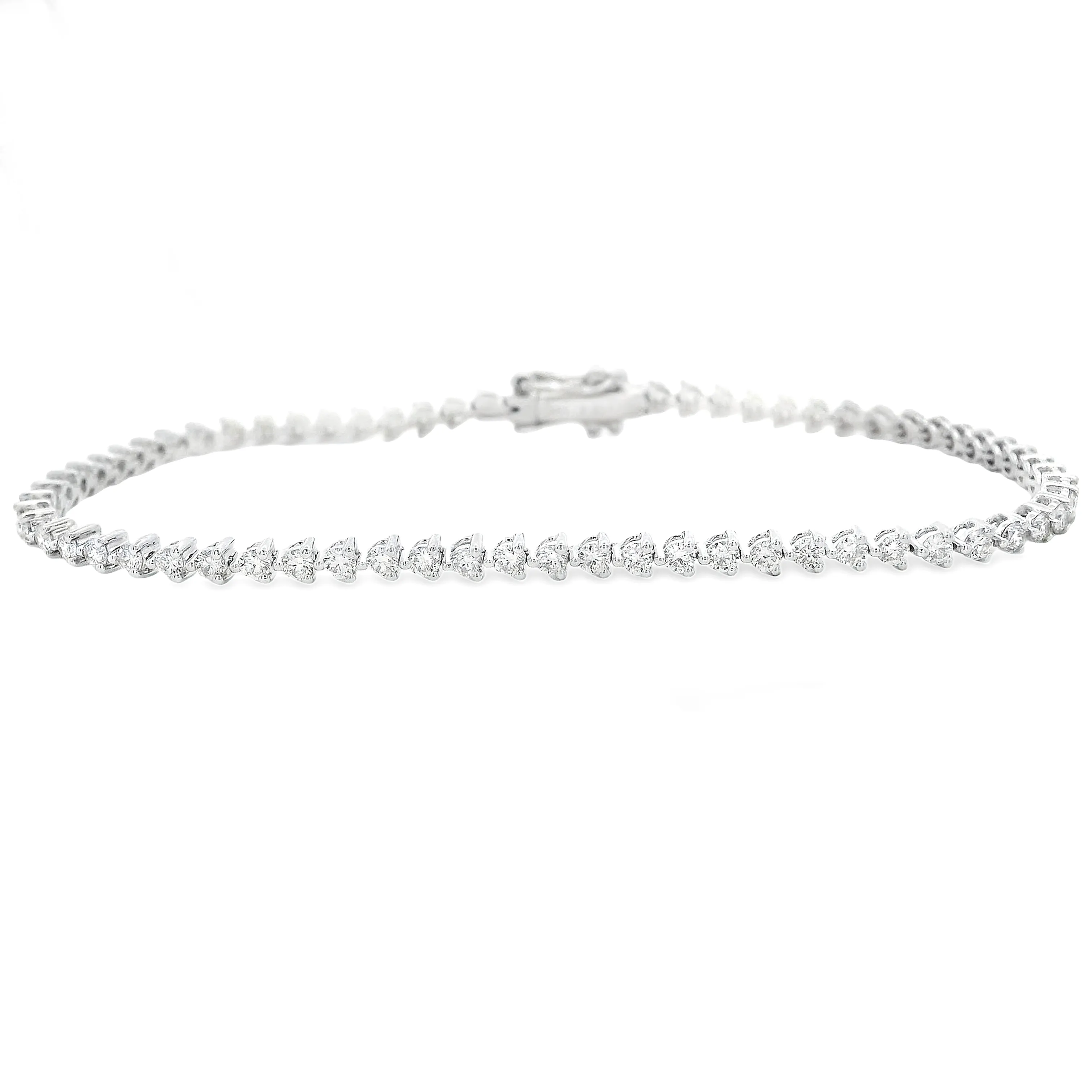 2.00ct 14k White Gold Diamond Bracelet