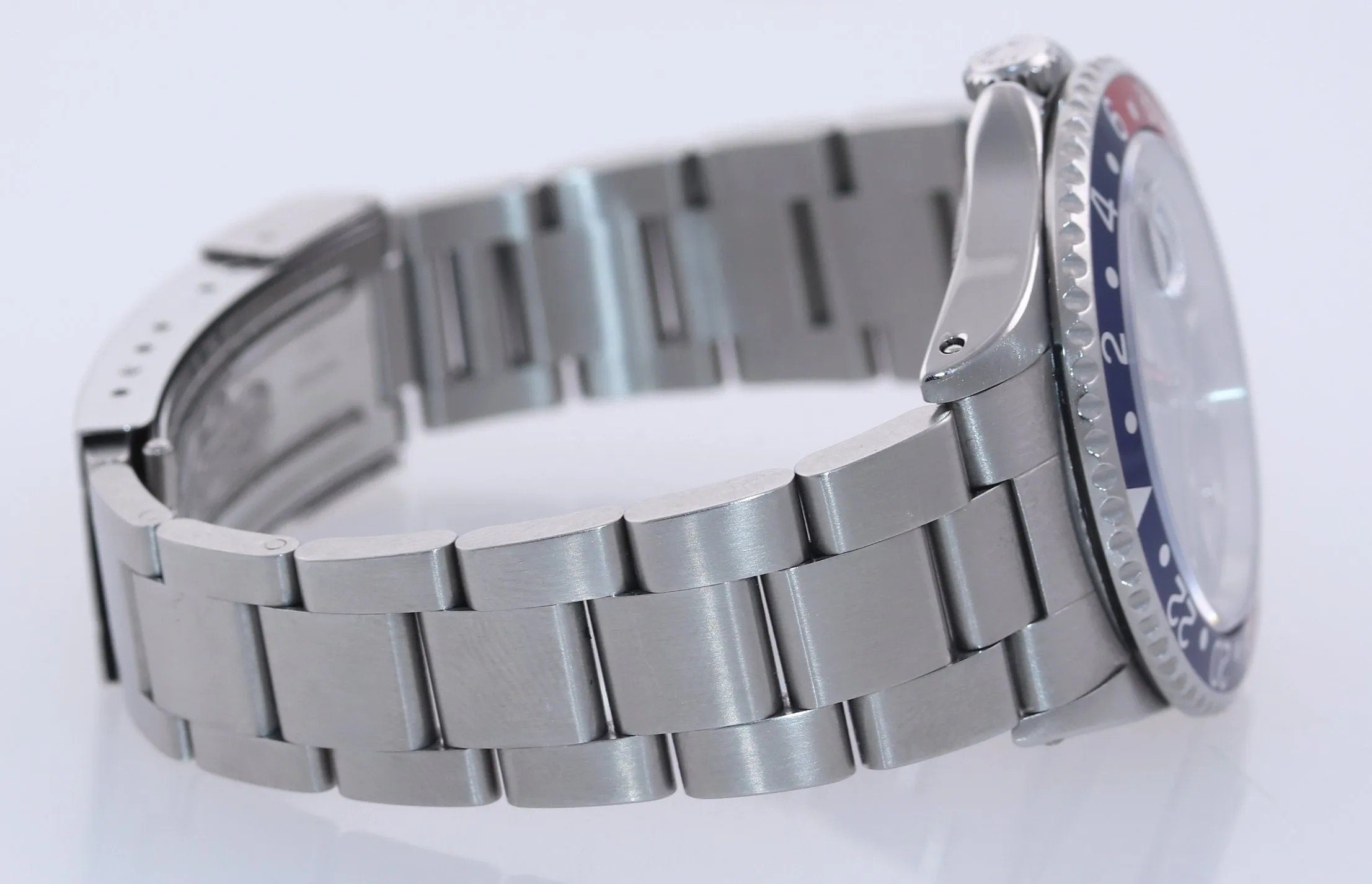 2013 RSC PAPERS Rolex GMT-Master 2 Pepsi Blue Red Steel 40mm 16710 Watch Box