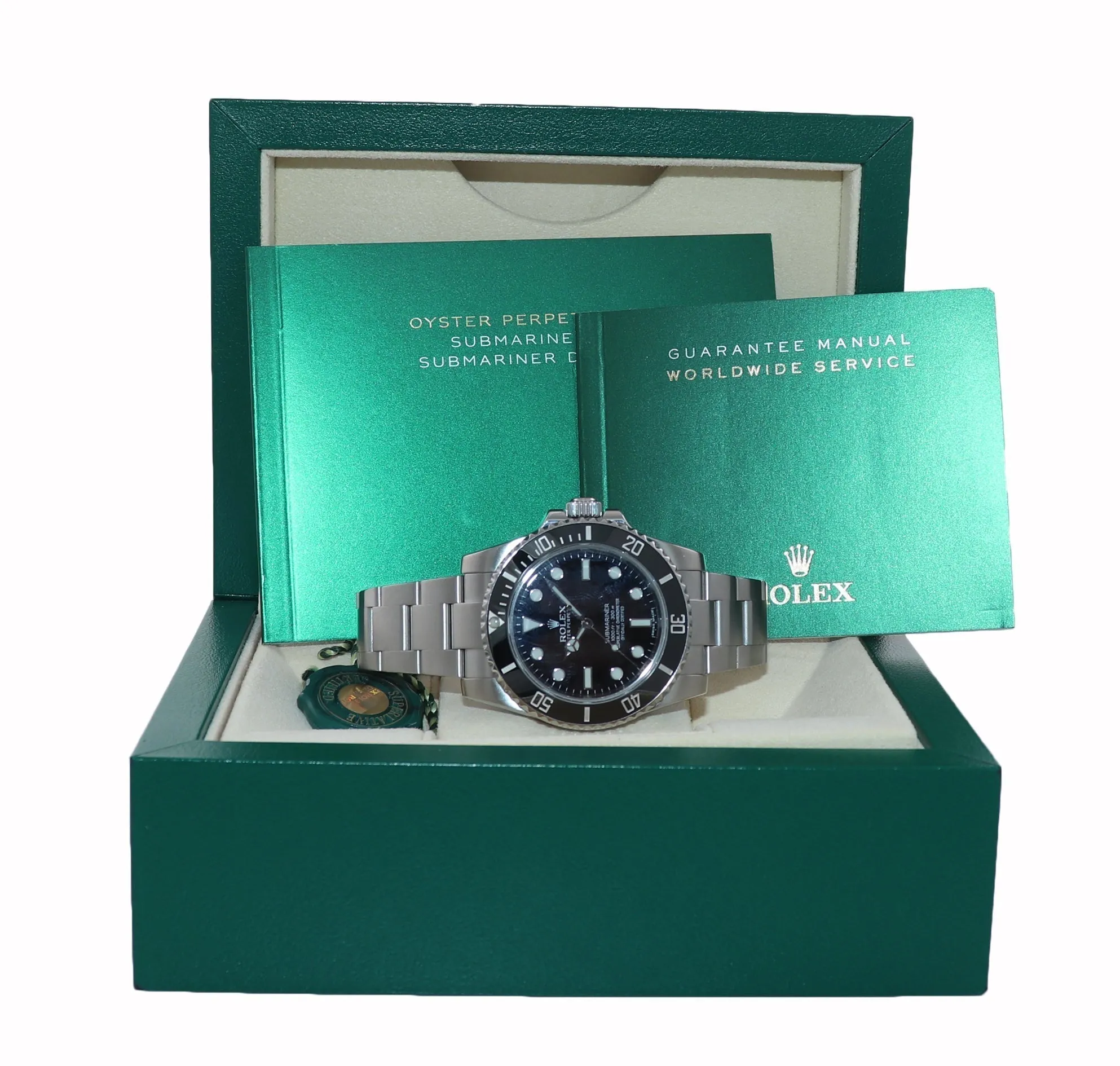 2018 MINT Rolex Submariner No-Date 114060 Steel Black Ceramic 40mm Watch Box