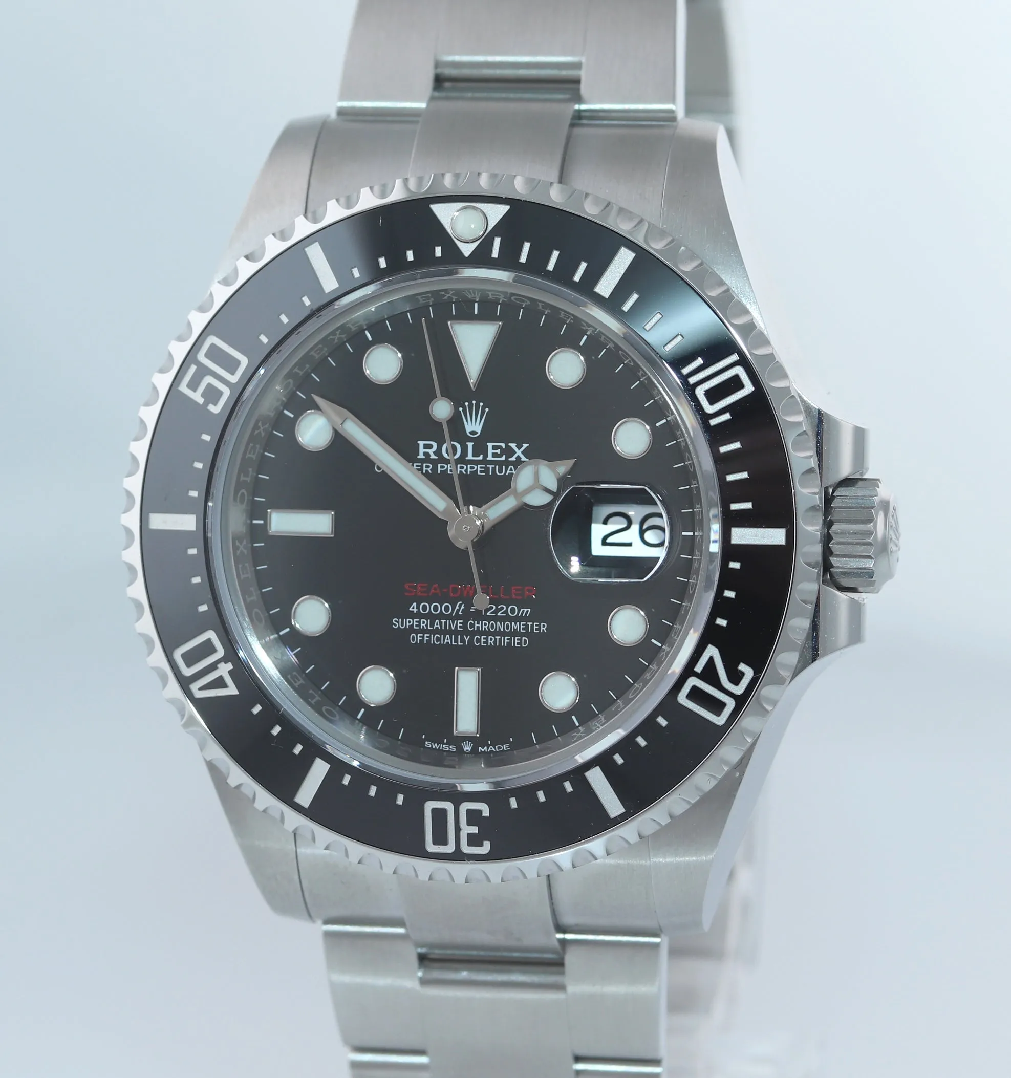 2019 PAPERS Mark II Rolex Red Sea-Dweller 43mm 126600 Steel Watch Box