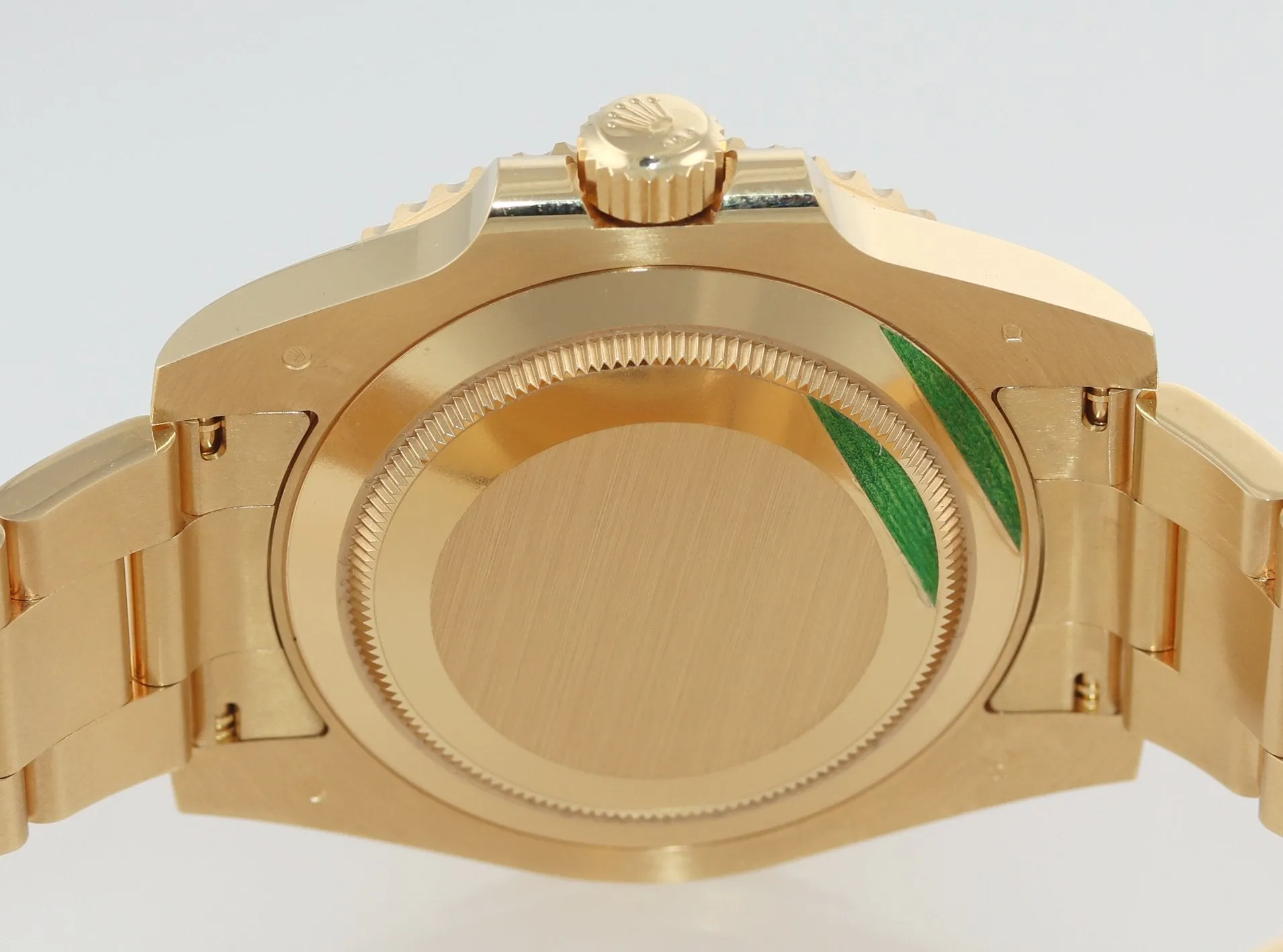 2019 PAPERS Rolex Sunburst Blue Ceramic 116618 18k Yellow Gold Watch Box