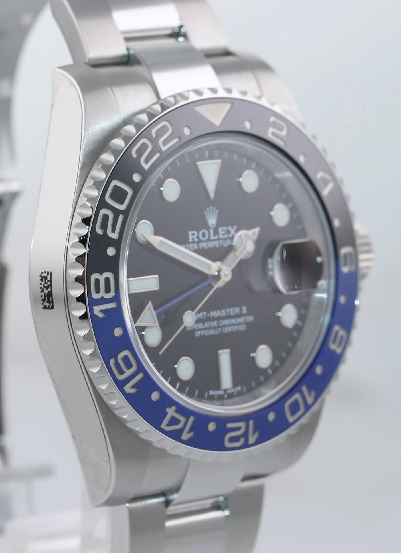 2019 STICKERS NEW Rolex GMT Master II Batman Black Blue Ceramic 116710 Watch