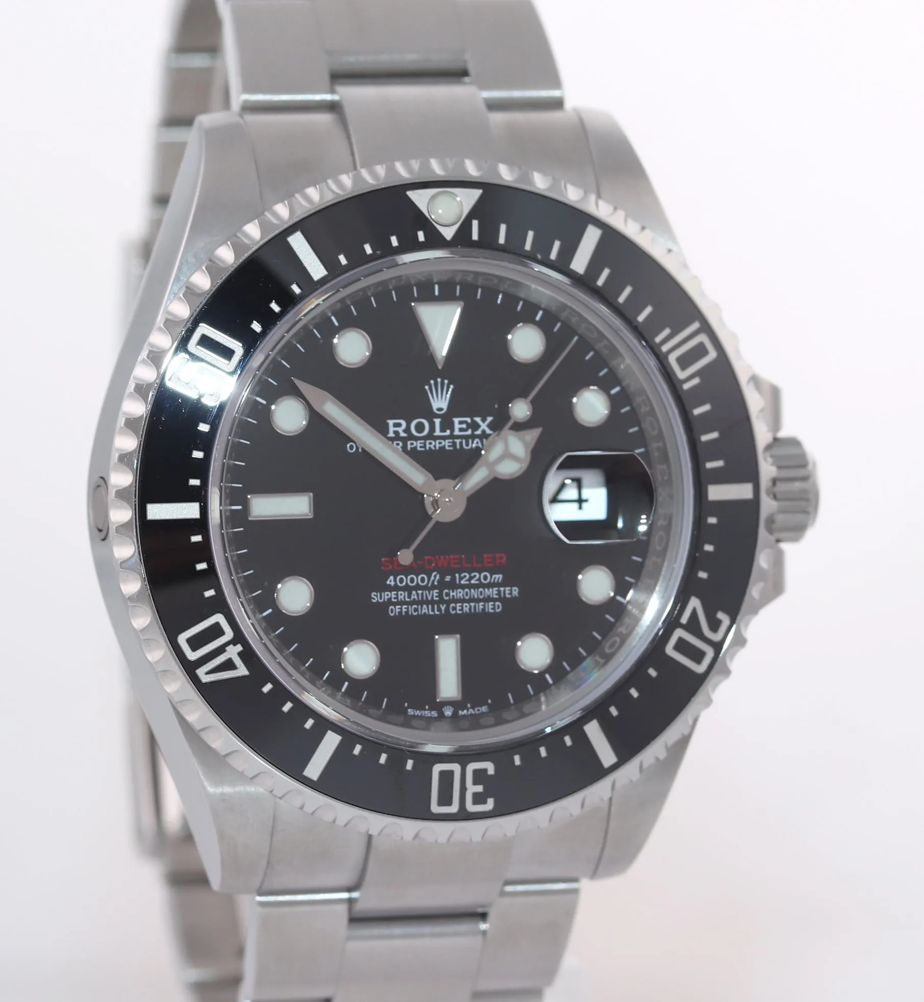 2020 PAPERS Mark II Rolex Red Sea-Dweller 43mm 126600 Steel Watch Box