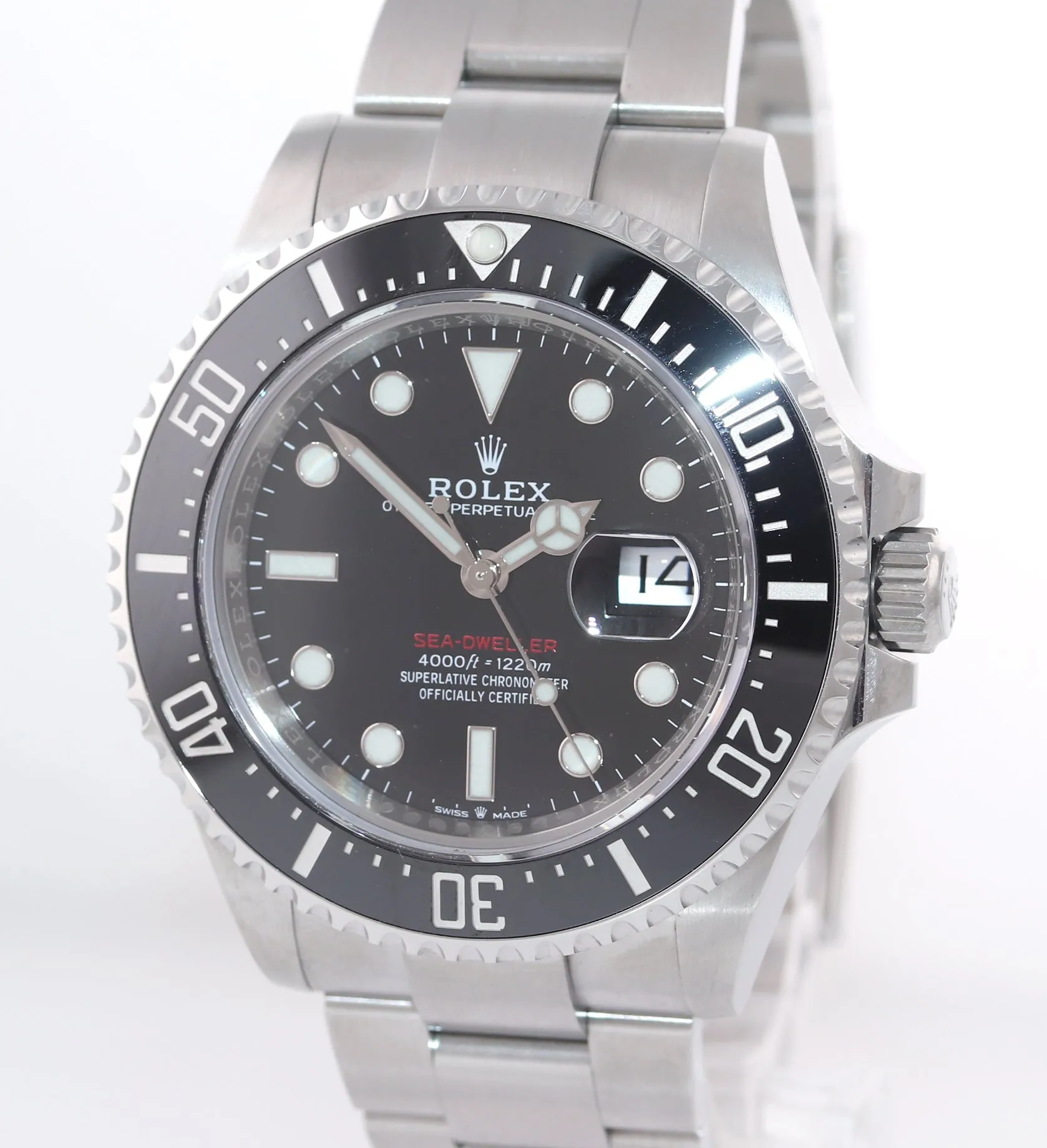 2020 PAPERS Mark II Rolex Red Sea-Dweller 43mm 126600 Steel Watch Box