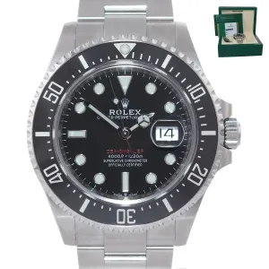 2020 PAPERS Mark II Rolex Red Sea-Dweller 43mm 126600 Steel Watch Box