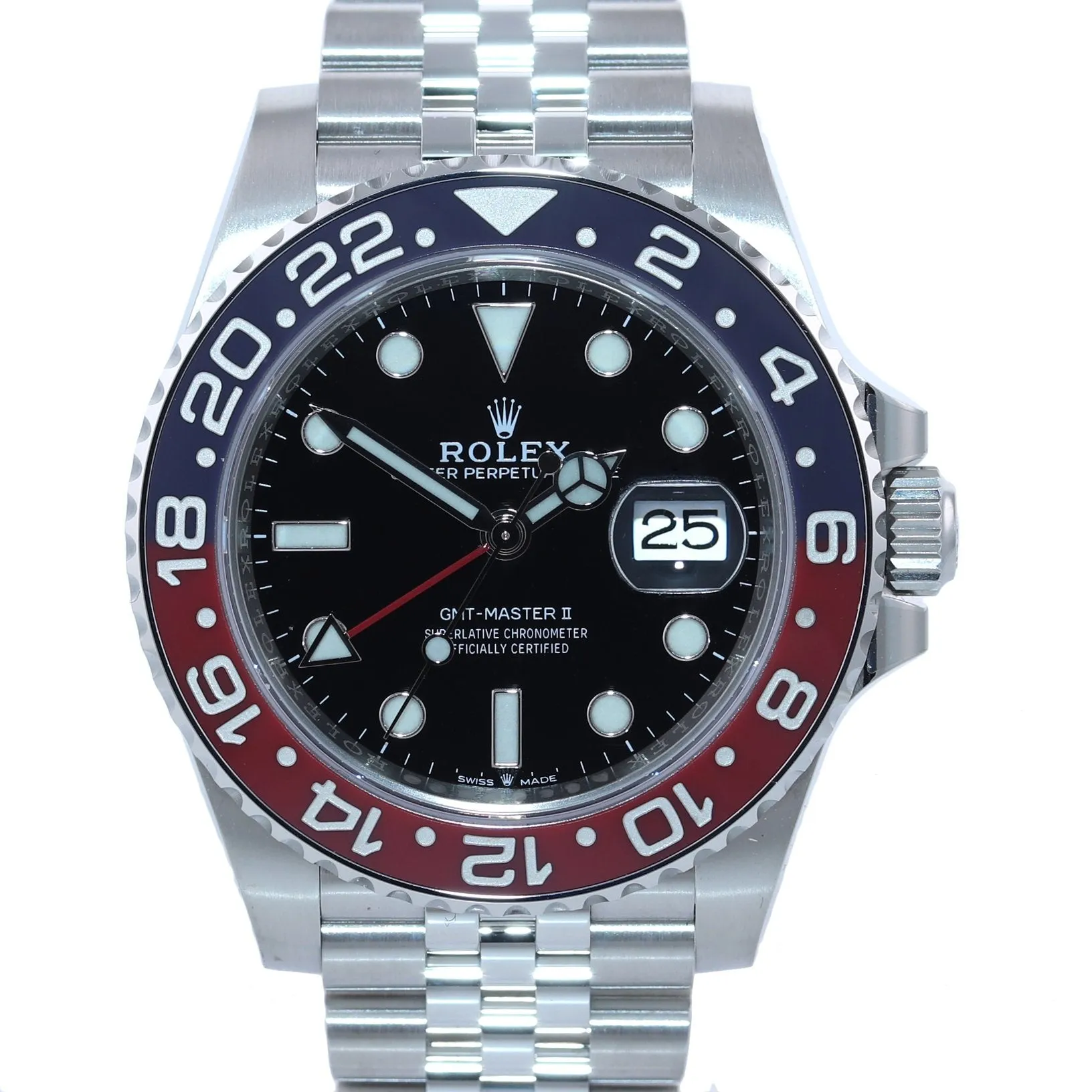 2021 BRAND NEW PAPERS Rolex GMT Master PEPSI Blue Ceramic 126710 Watch Box