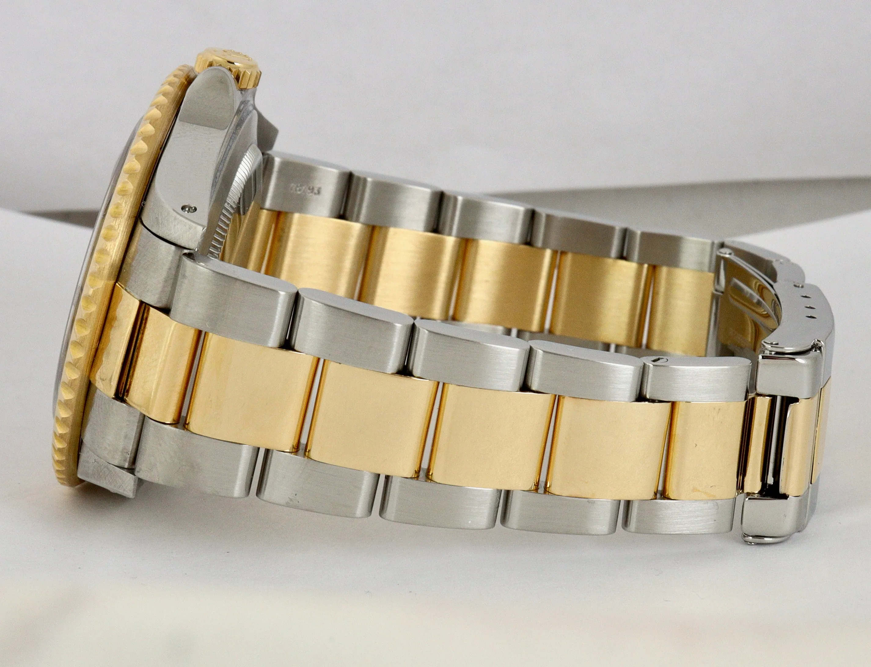 2021 ROLEX SERVICE 1995 GMT-Master II 16713 Brown Root Beer Two-Tone 18K Gold