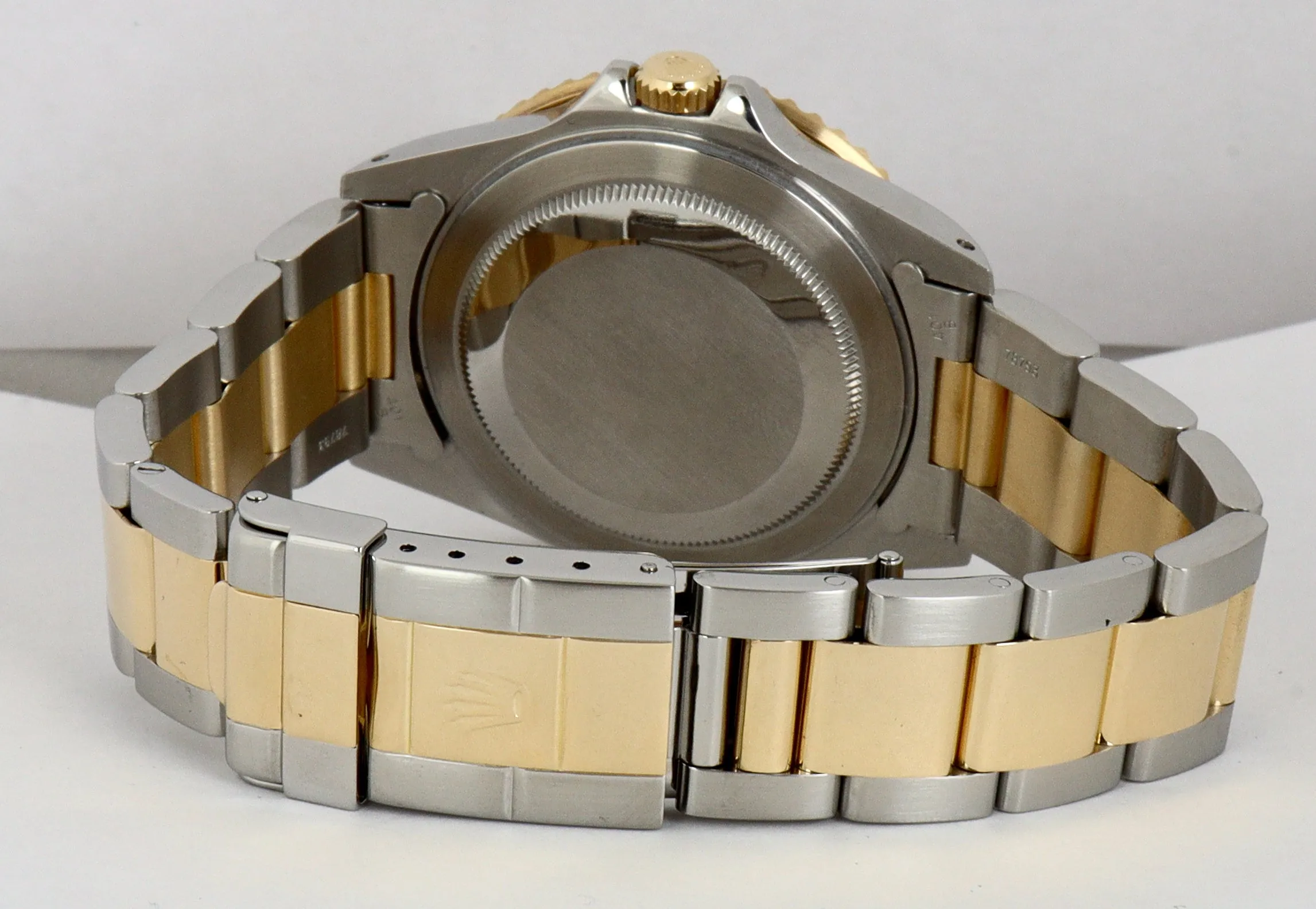 2021 ROLEX SERVICE 1995 GMT-Master II 16713 Brown Root Beer Two-Tone 18K Gold