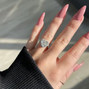 2.32 Carat Heart Shaped Natural Diamond Engagement Ring