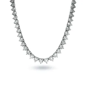 25.05ctw Diamond Tennis Necklace
