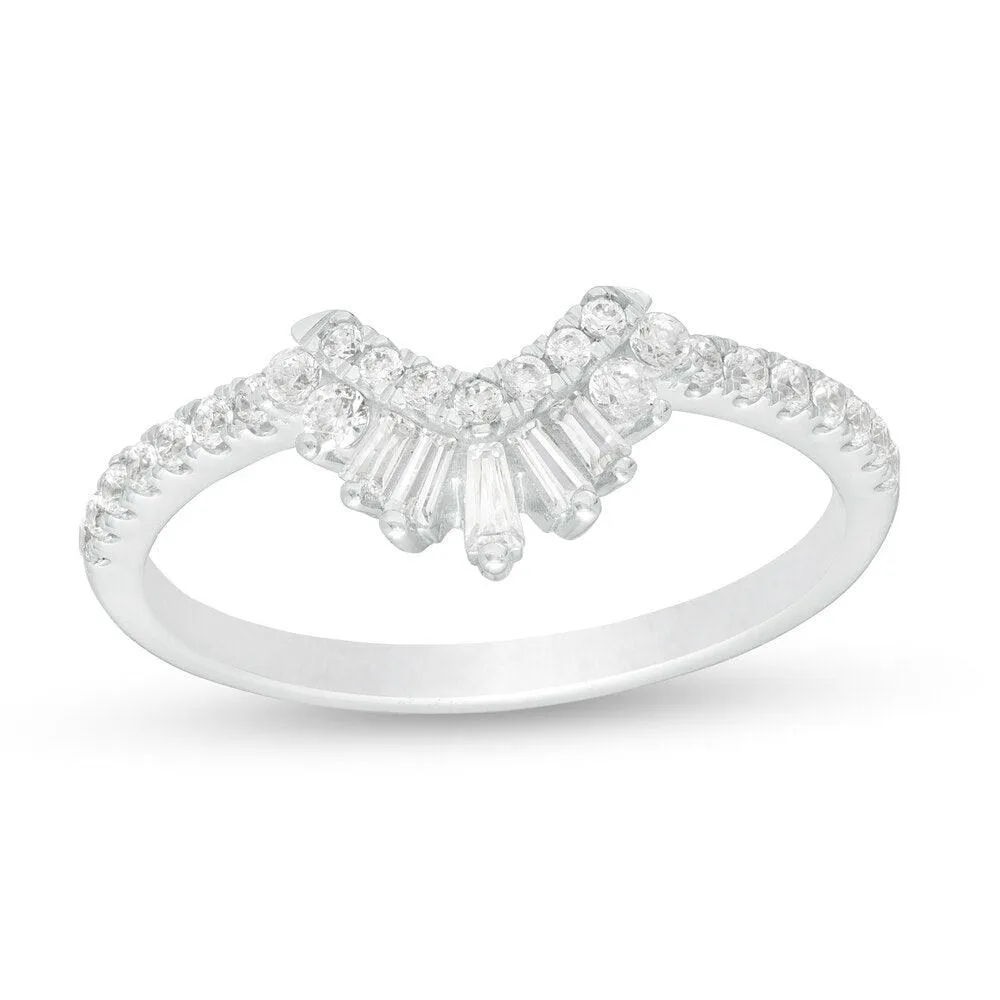4-1/2 Cttw Quad Diamond Clover Line Bracelet in 10K White Gold - 7.5" (3.5 Ct, I-I3)