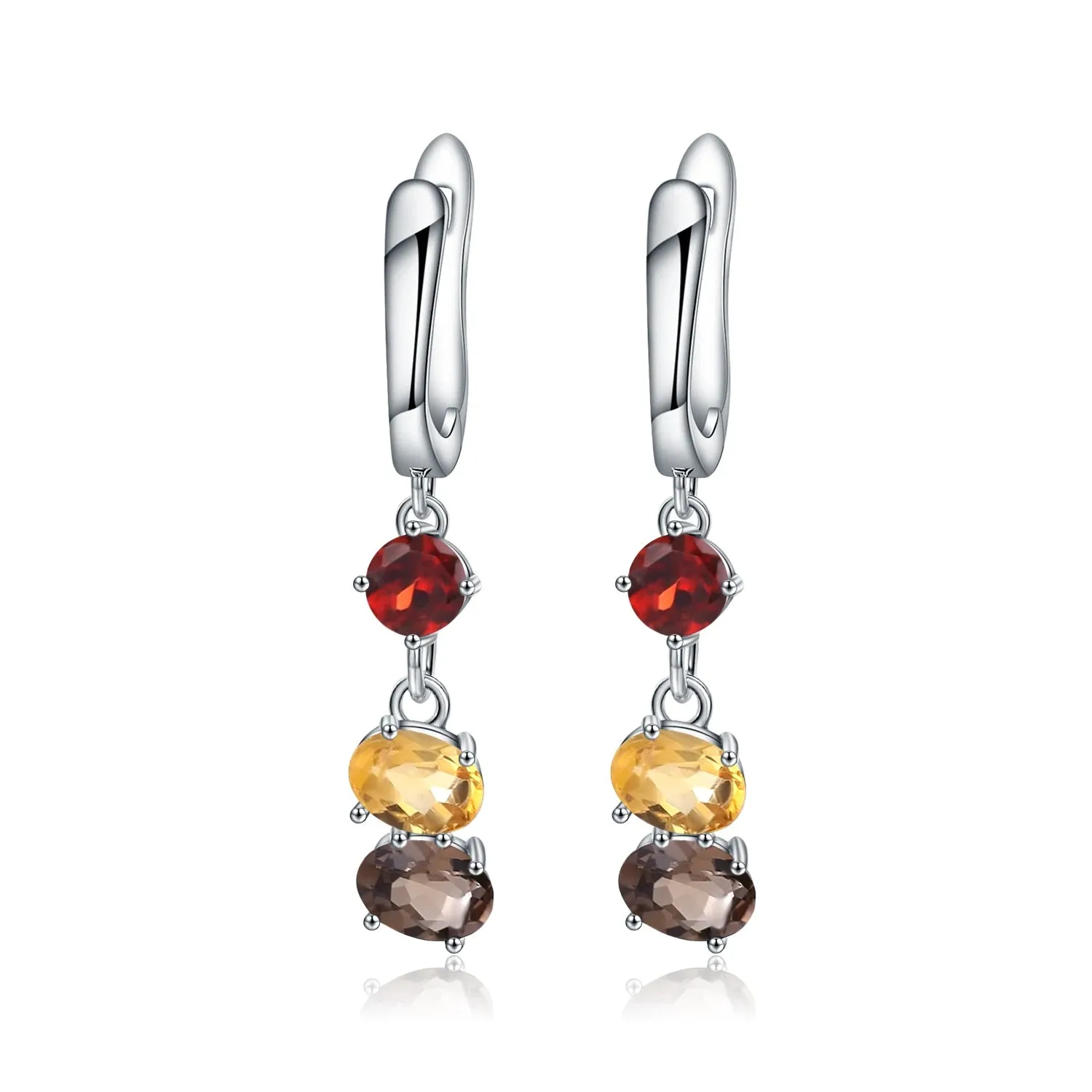 4.21Ct Natural Purple Amethyst Drop Earrings – 925 Sterling Silver Fine Jewelry for Women