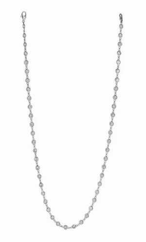 5 POINTER 18″ DIAMOND NECKLACE 14K GOLD (3.04 CTW)