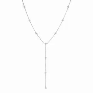 7 POINTER DIAMOND NECKLACE 14K GOLD (0.75 CTW)