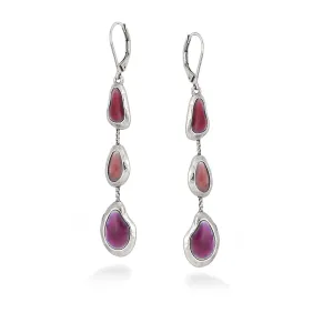 AMETHYST DANGLE EARRINGS #222PP3501 (1E1)