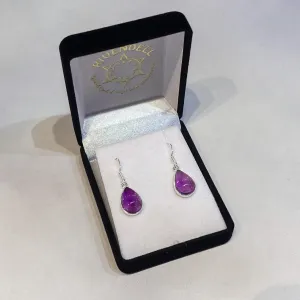 Amethyst Earrings - Teardrop
