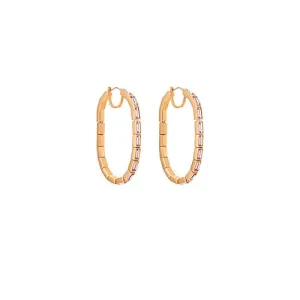 Amethyst Hoop Earrings